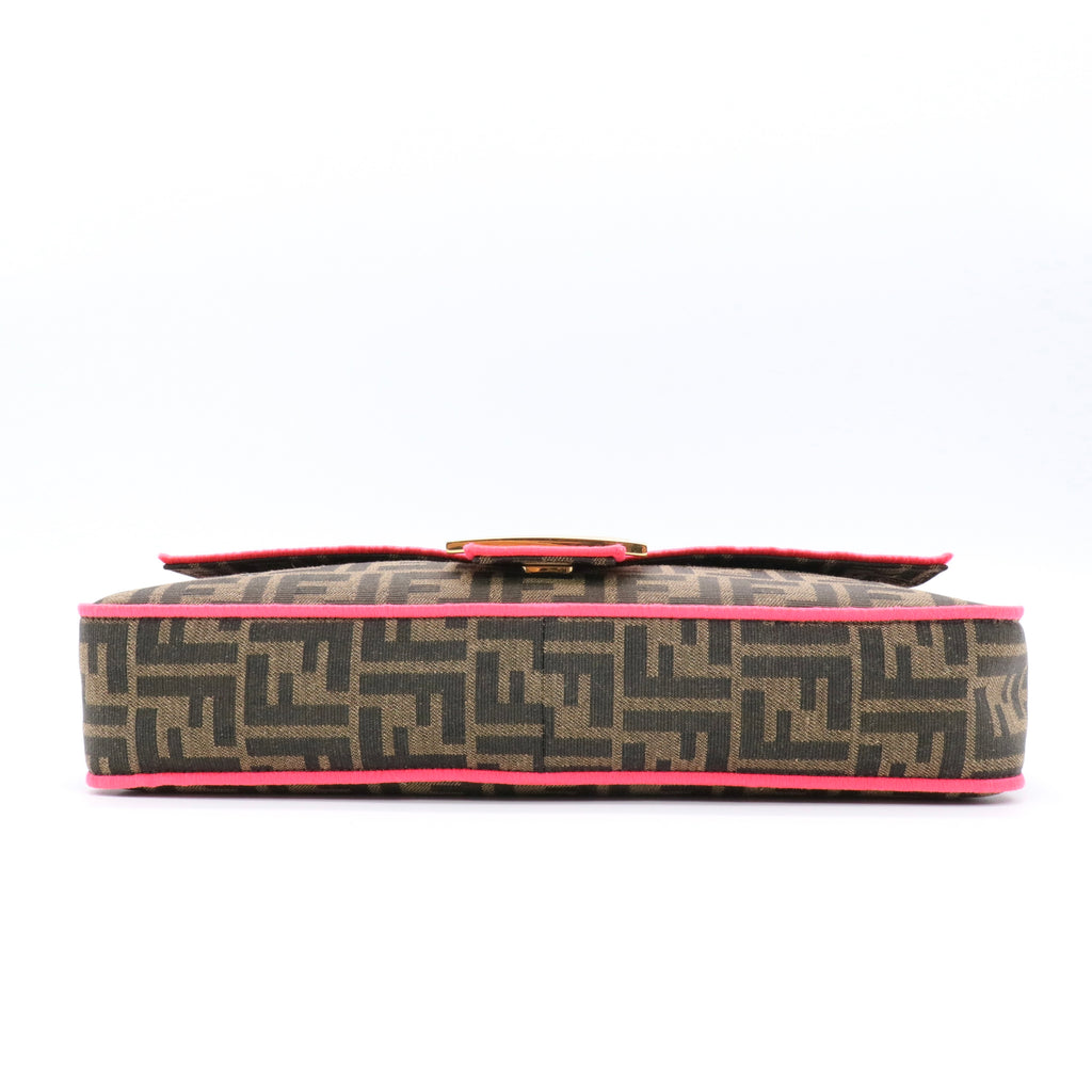 Zucca Fluo Trim Baguette Satchel twins