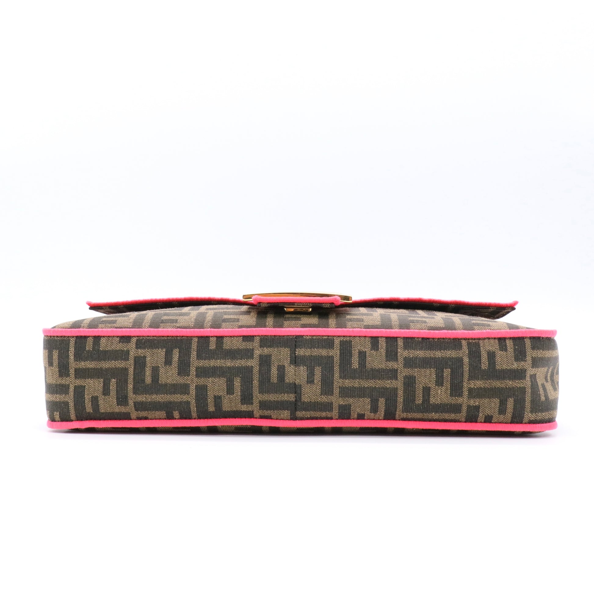 Zucca Fluo Trim Baguette Satchel twins