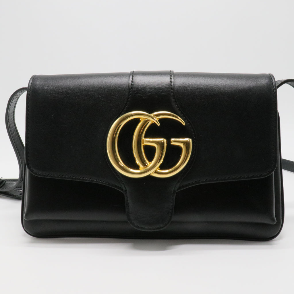 Black Smooth Calfskin Leather Small Arli Bag