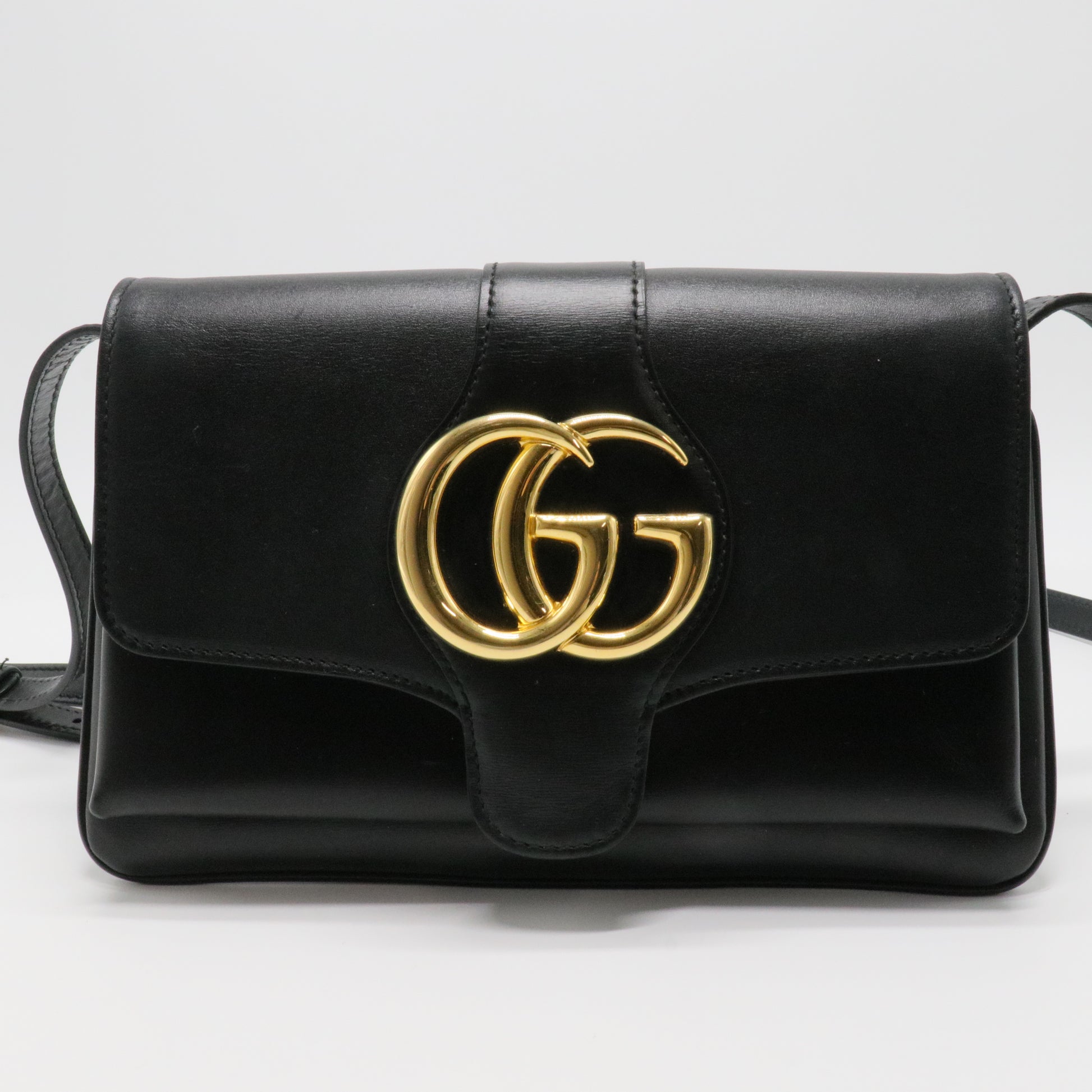 Black Smooth Calfskin Leather Small Arli Bag