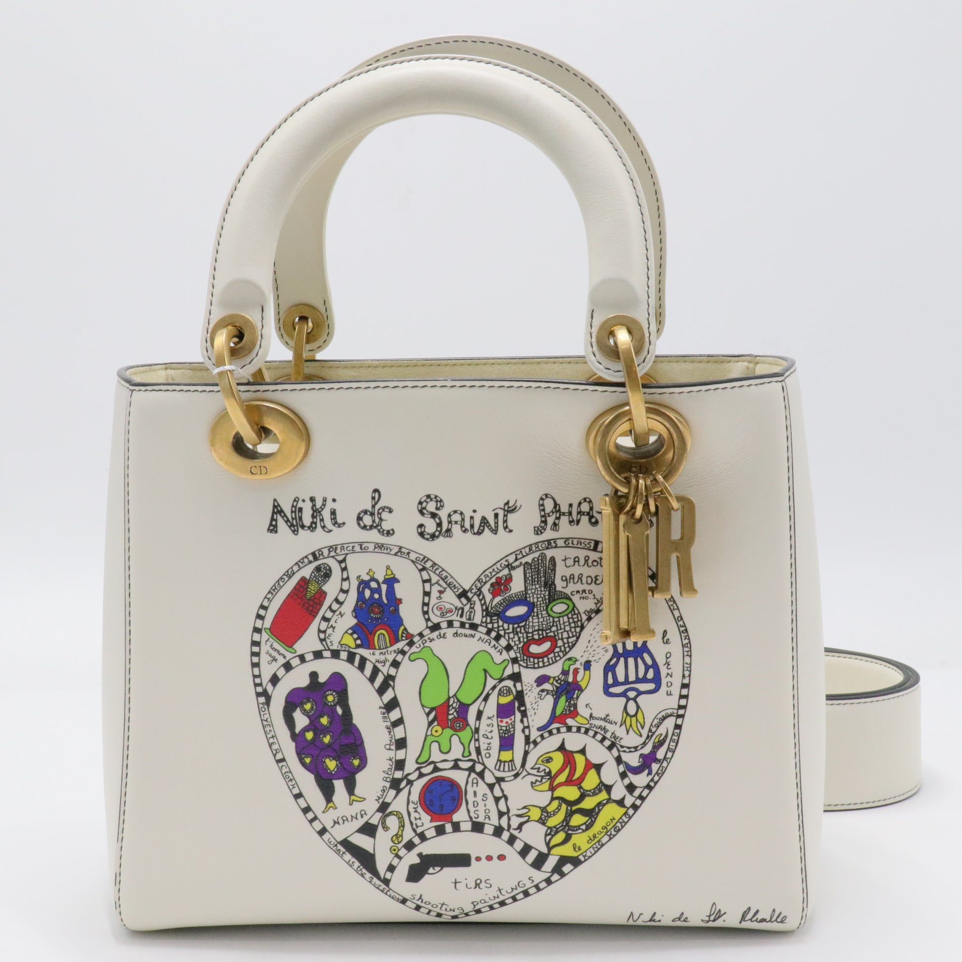 Lady Dior Chain Bag Limited Edition Niki de Saint Phalle Printed Leather Mini