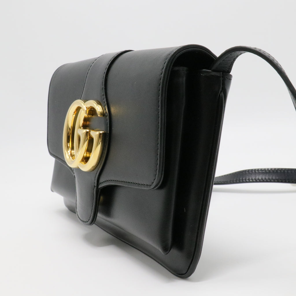 Black Smooth Calfskin Leather Small Arli Bag