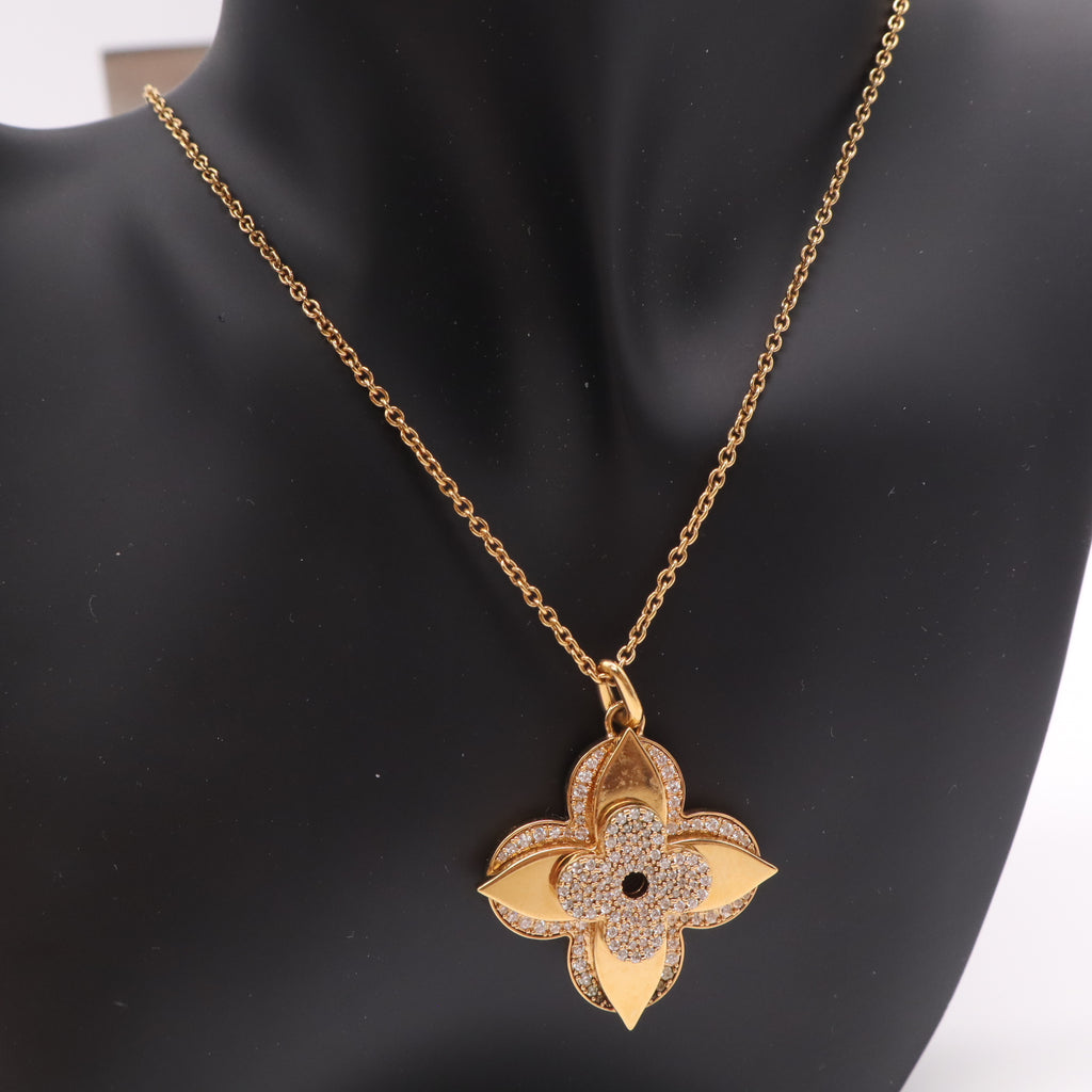 LV Medaillon Necklace twins LDJ4871