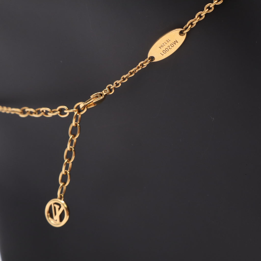 LV Medaillon Necklace twins LDJ4871
