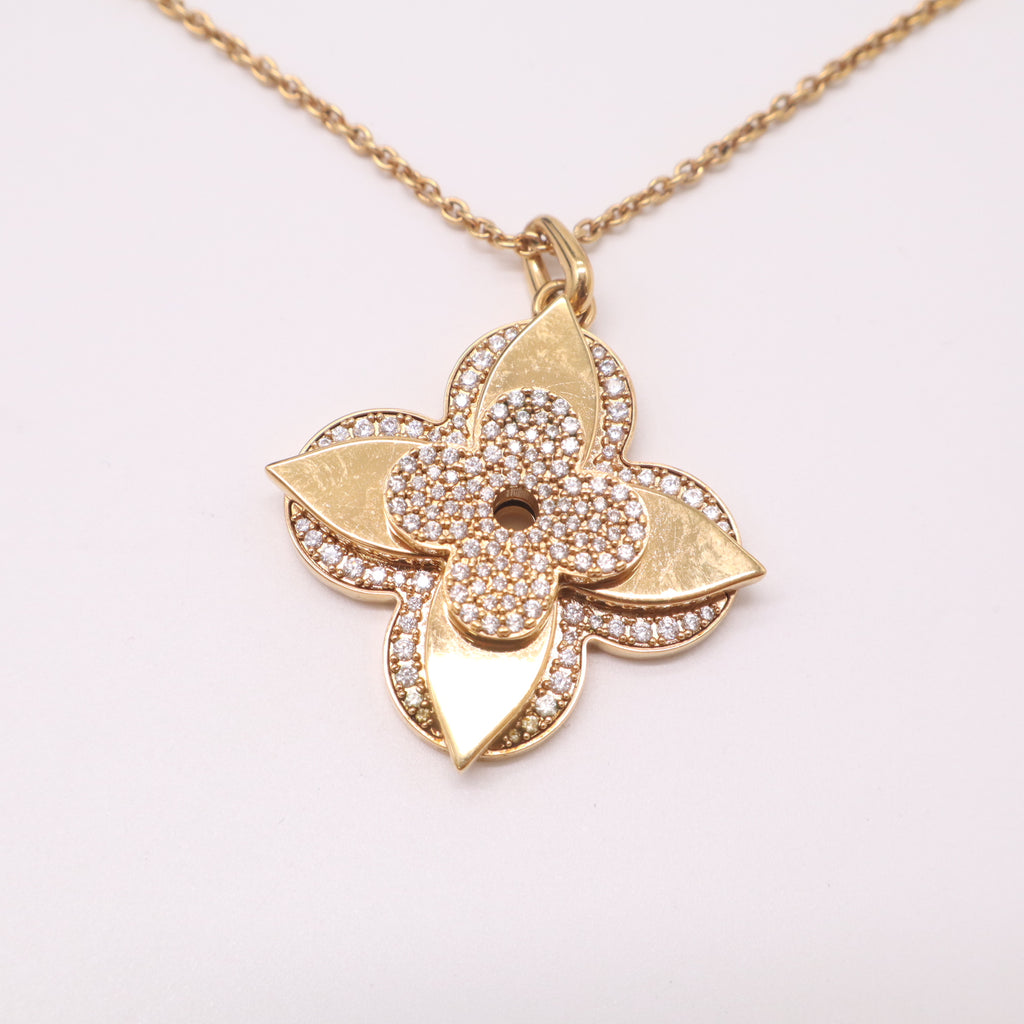 LV Medaillon Necklace twins LDJ4871