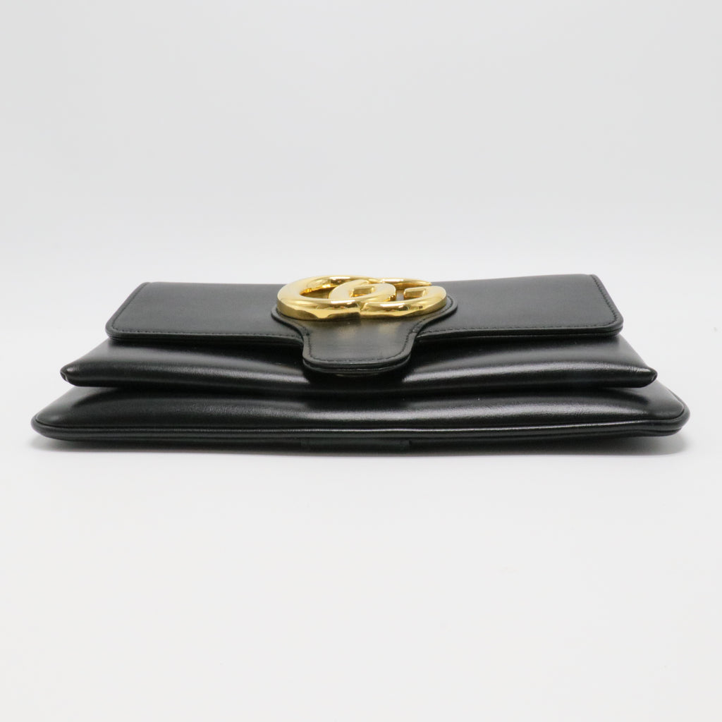 Black Smooth Calfskin Leather Small Arli Bag