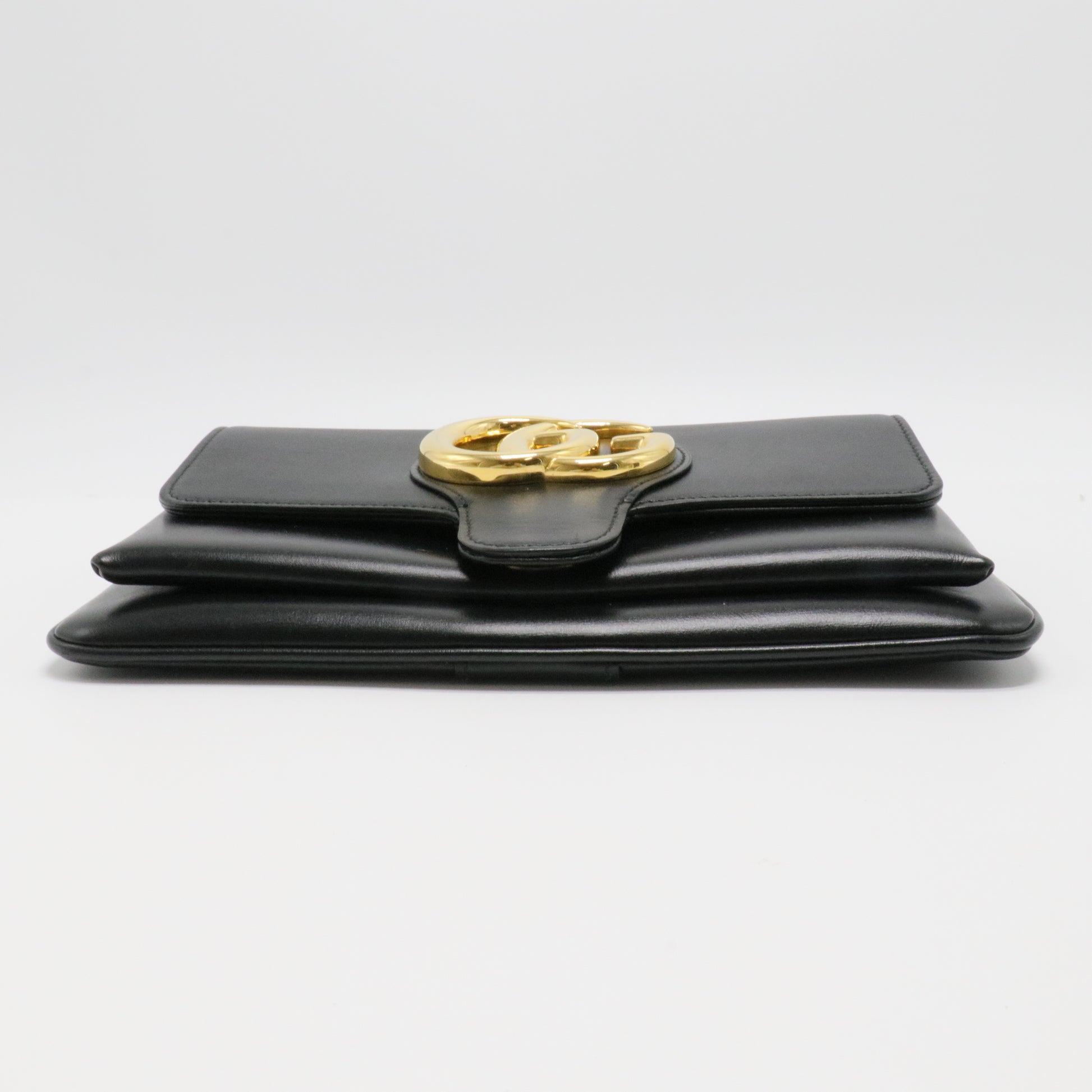 Black Smooth Calfskin Leather Small Arli Bag