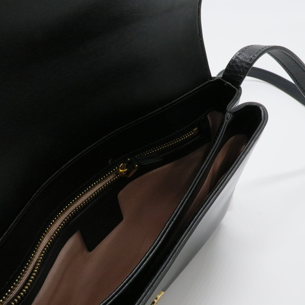 Black Smooth Calfskin Leather Small Arli Bag
