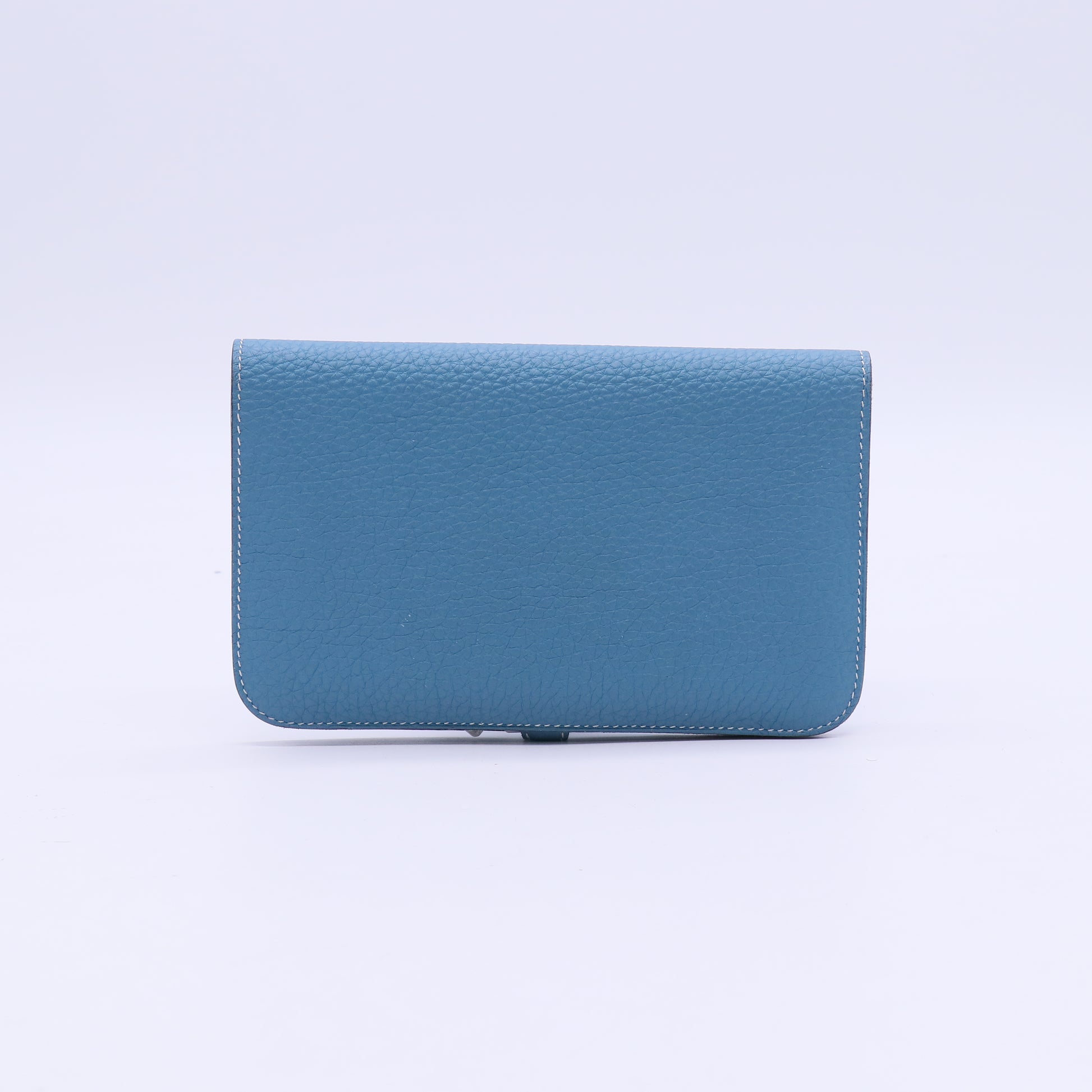Hermes Bleu Du Nord Togo Dogon Duo Wallet twins W21285