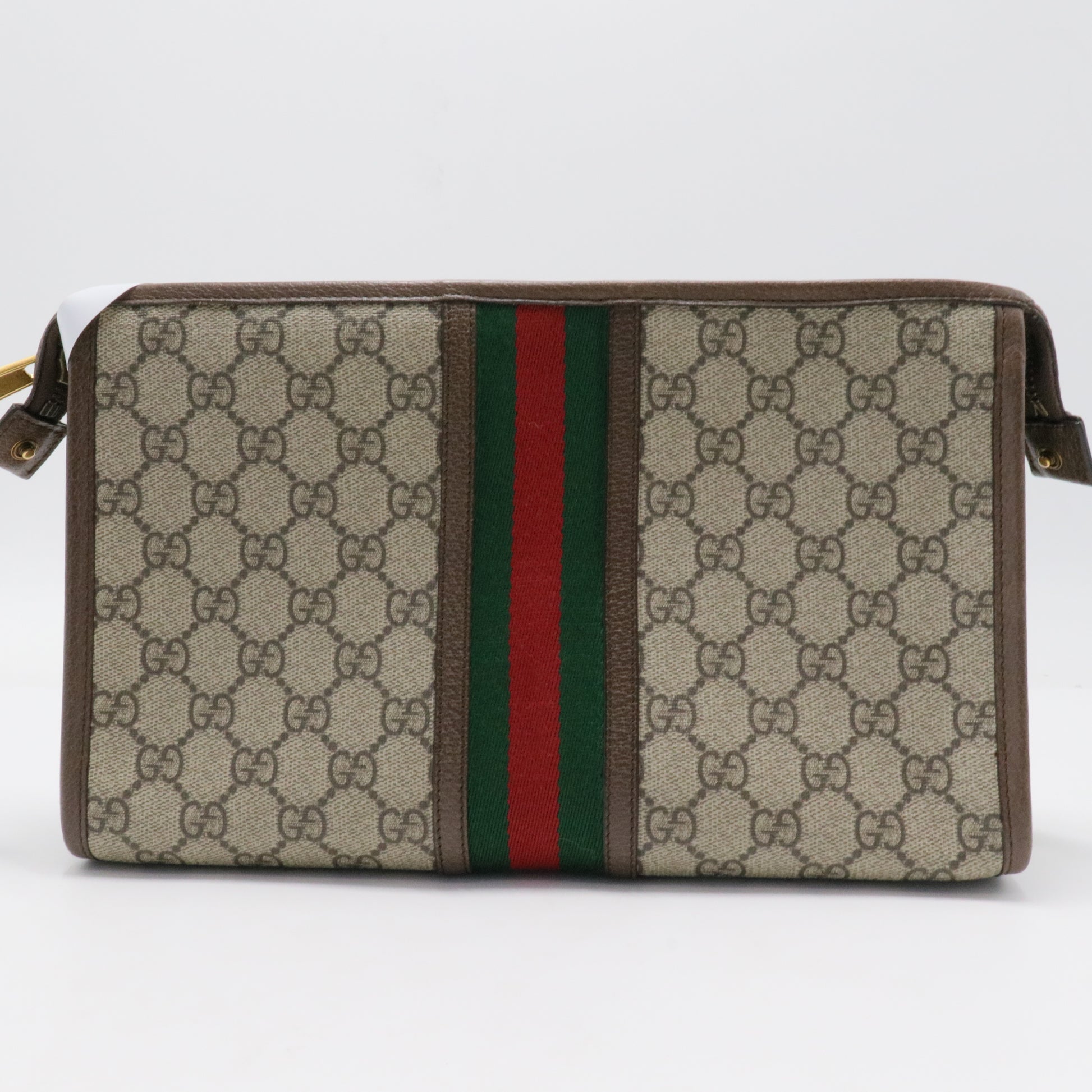 Ophidia Chain Shoulder Bag GG Coated Canvas Medium