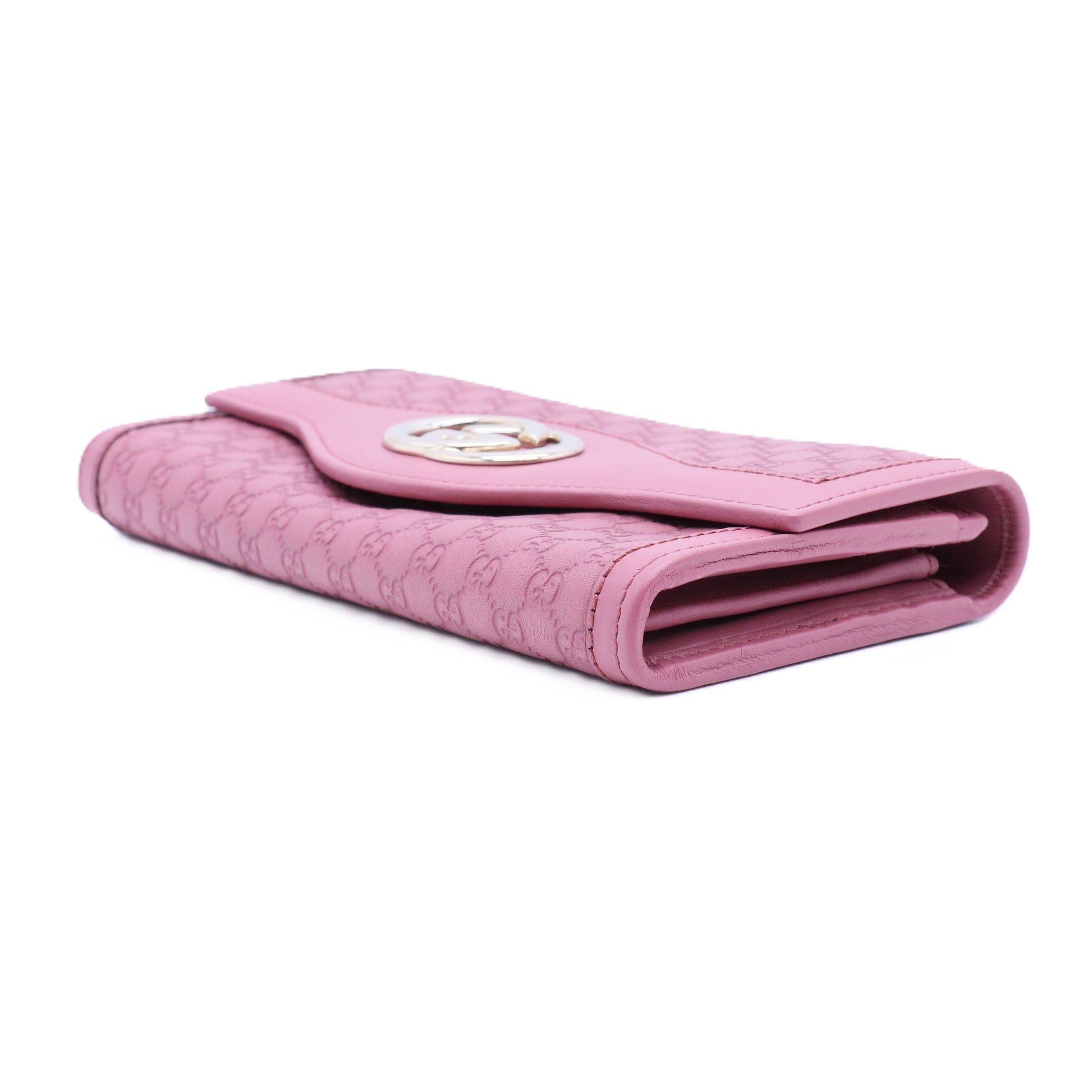 Gucci interlocking GG Striped long wallet