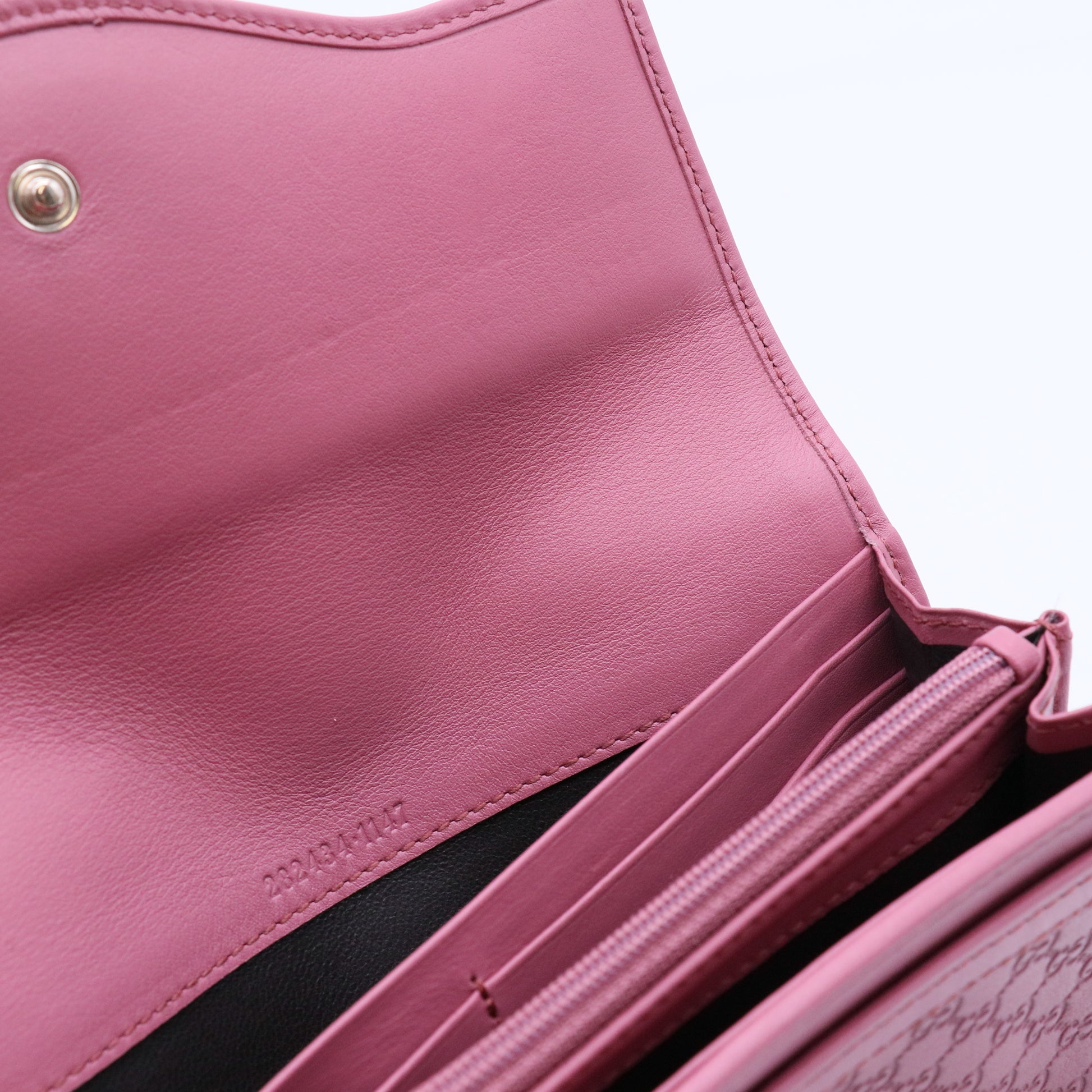 Gucci interlocking GG Striped long wallet