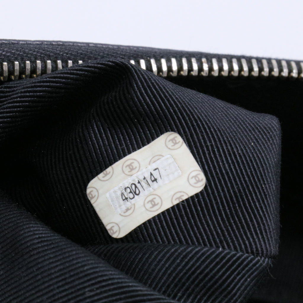Vintage Black Caviar Leather Shopper