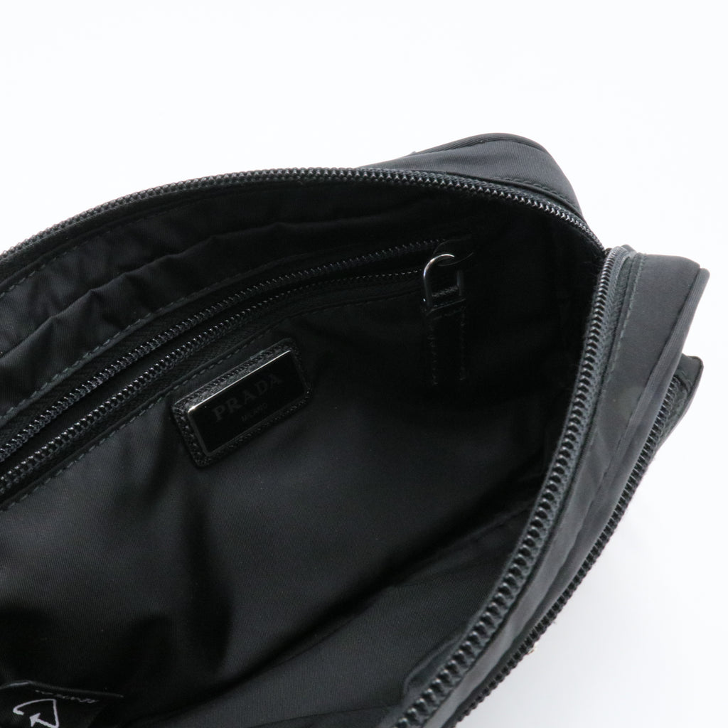 Double Zip Toiletry Pouch Tessuto Medium