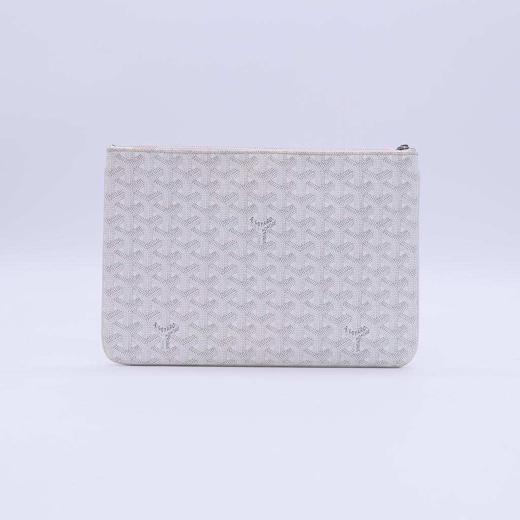 Goyard Goyardine Senat Pochette MM White twins LDJ3979