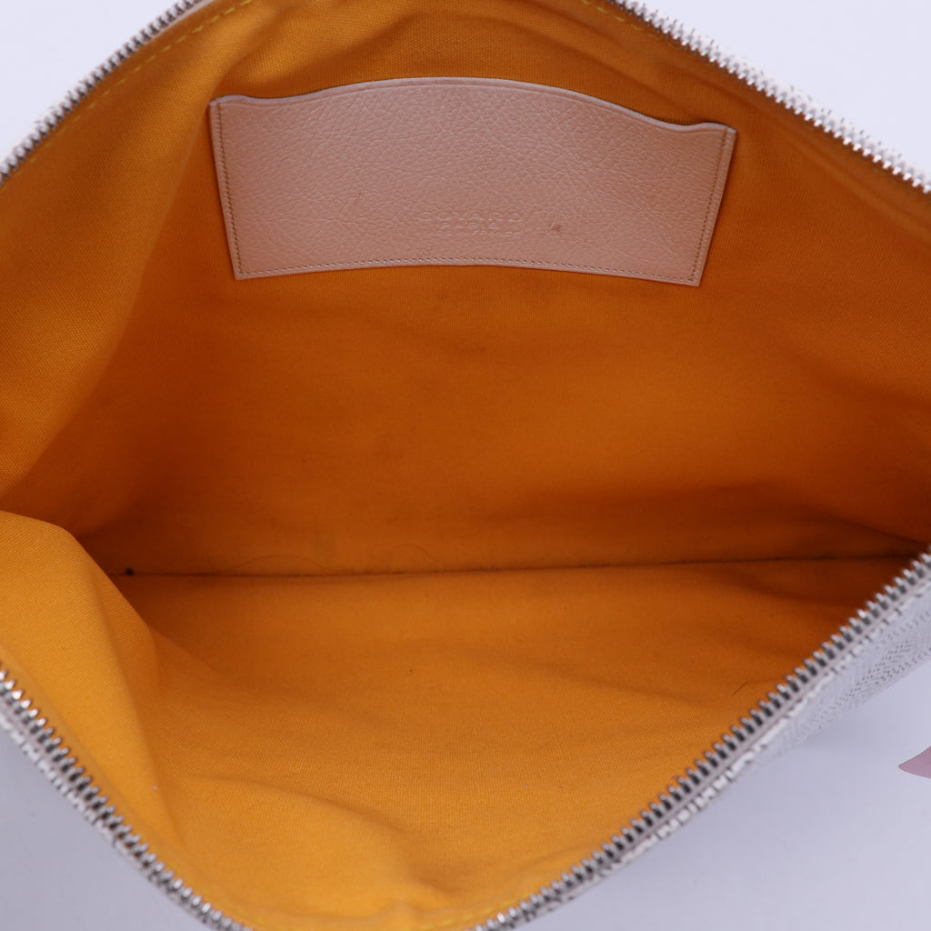 Goyard Goyardine Senat Pochette MM White twins LDJ3979