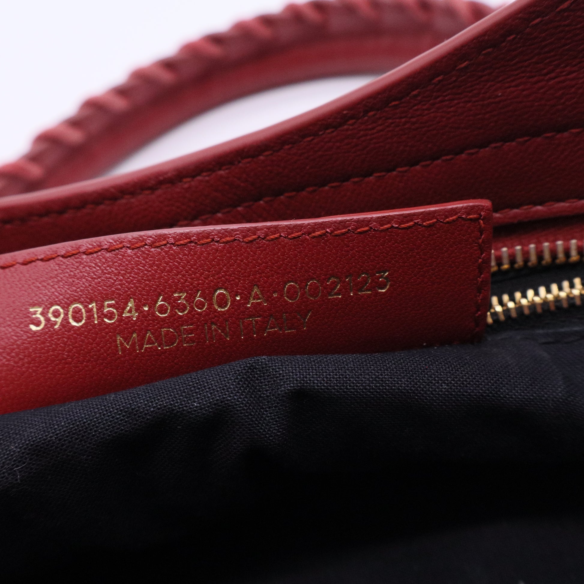 City Classic Metallic Edge Bag Leather Medium Twins