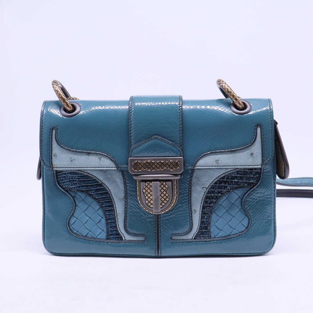 Darling Shoulder Bag Patchwork Exotics Medium B20922