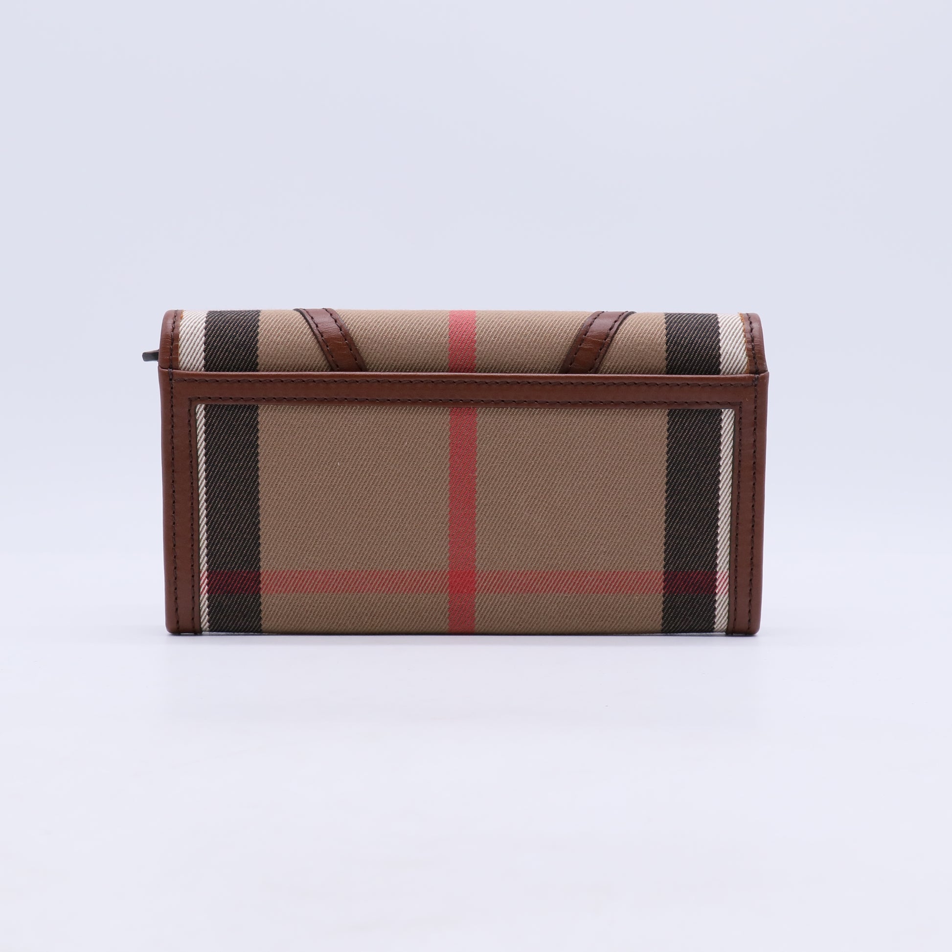 Burberry House Check Bridle Leighton Continental Wallet W21319