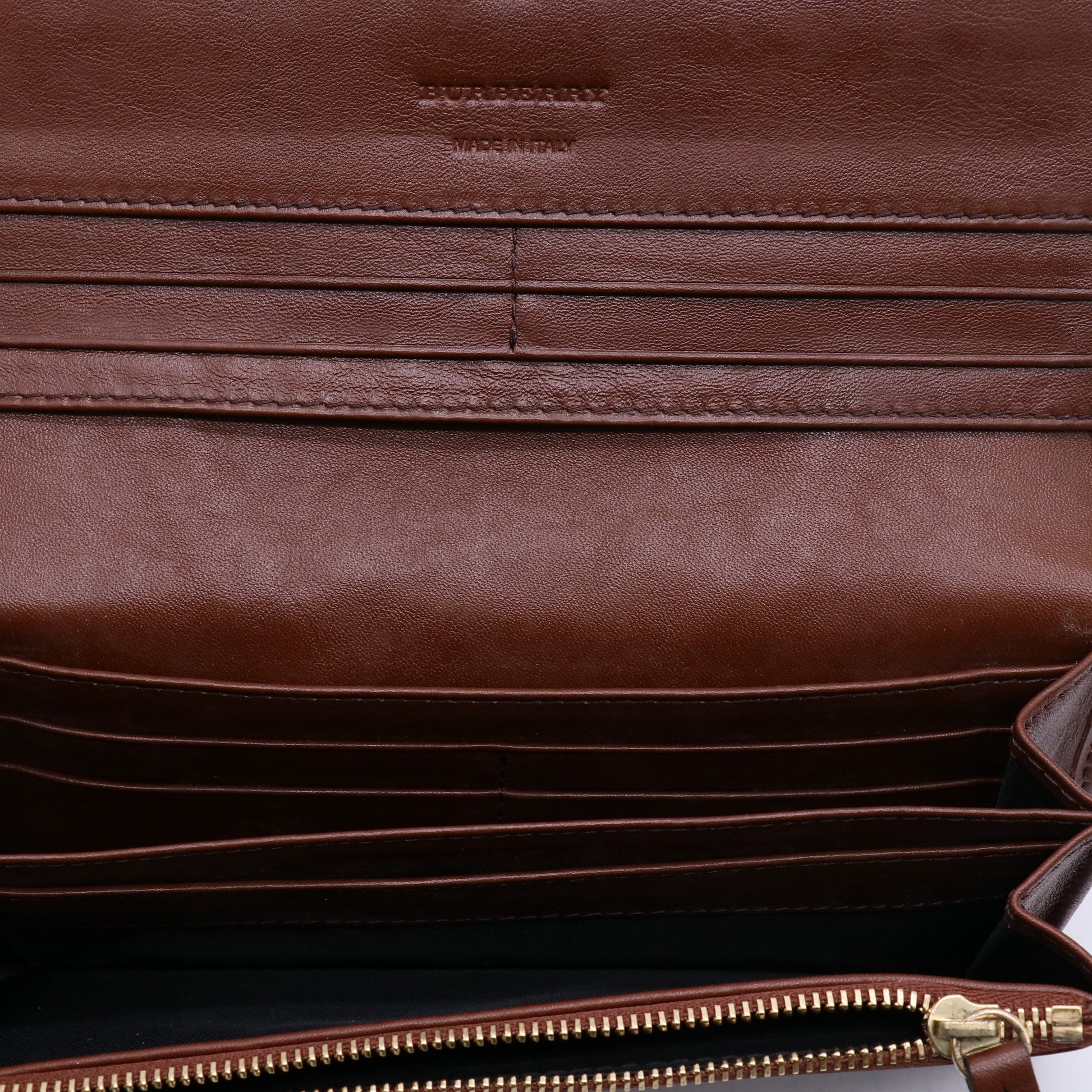 Burberry House Check Bridle Leighton Continental Wallet W21319