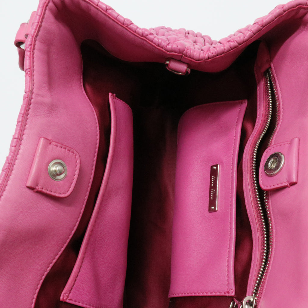 Matelassé Leather Tote Bag
