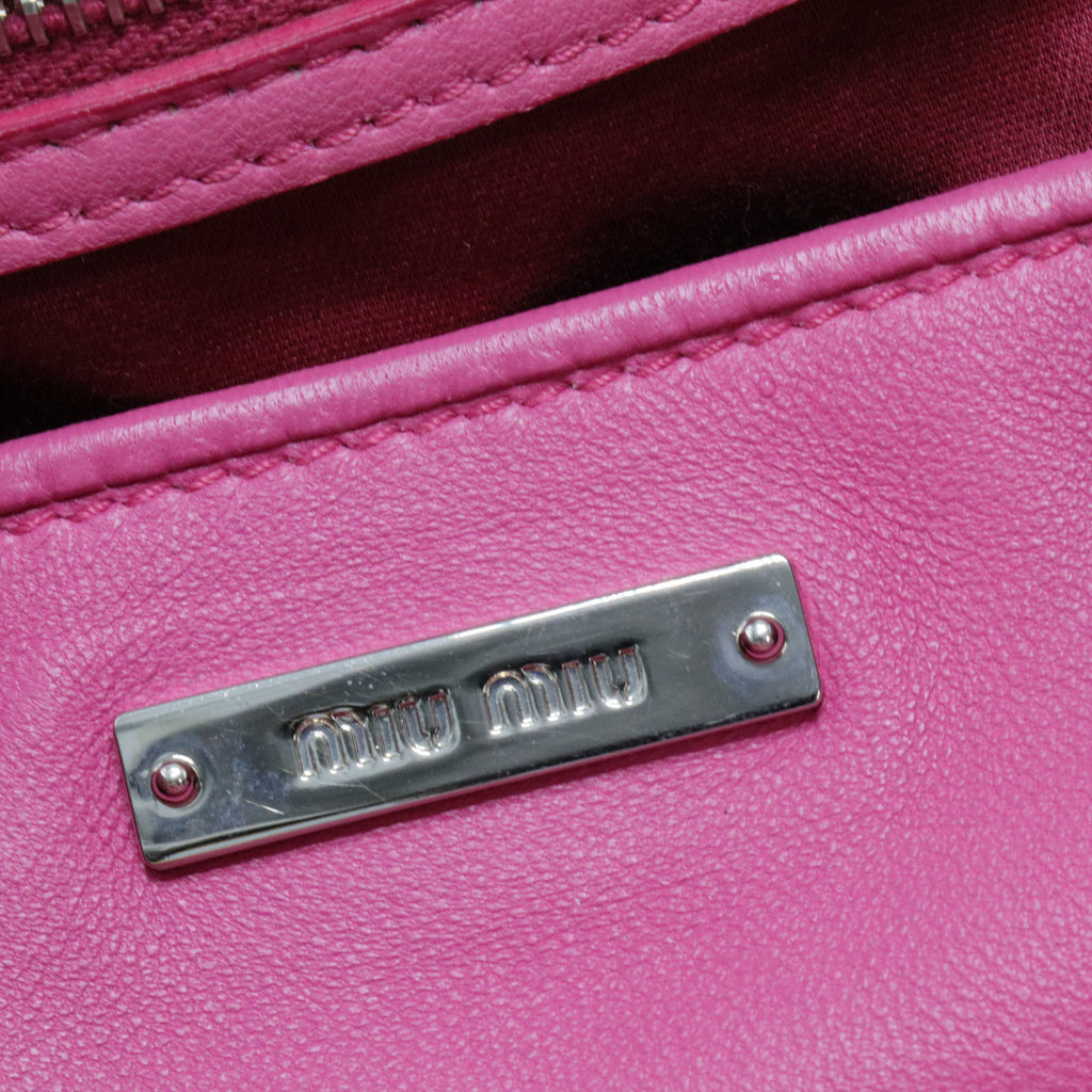 Matelassé Leather Tote Bag
