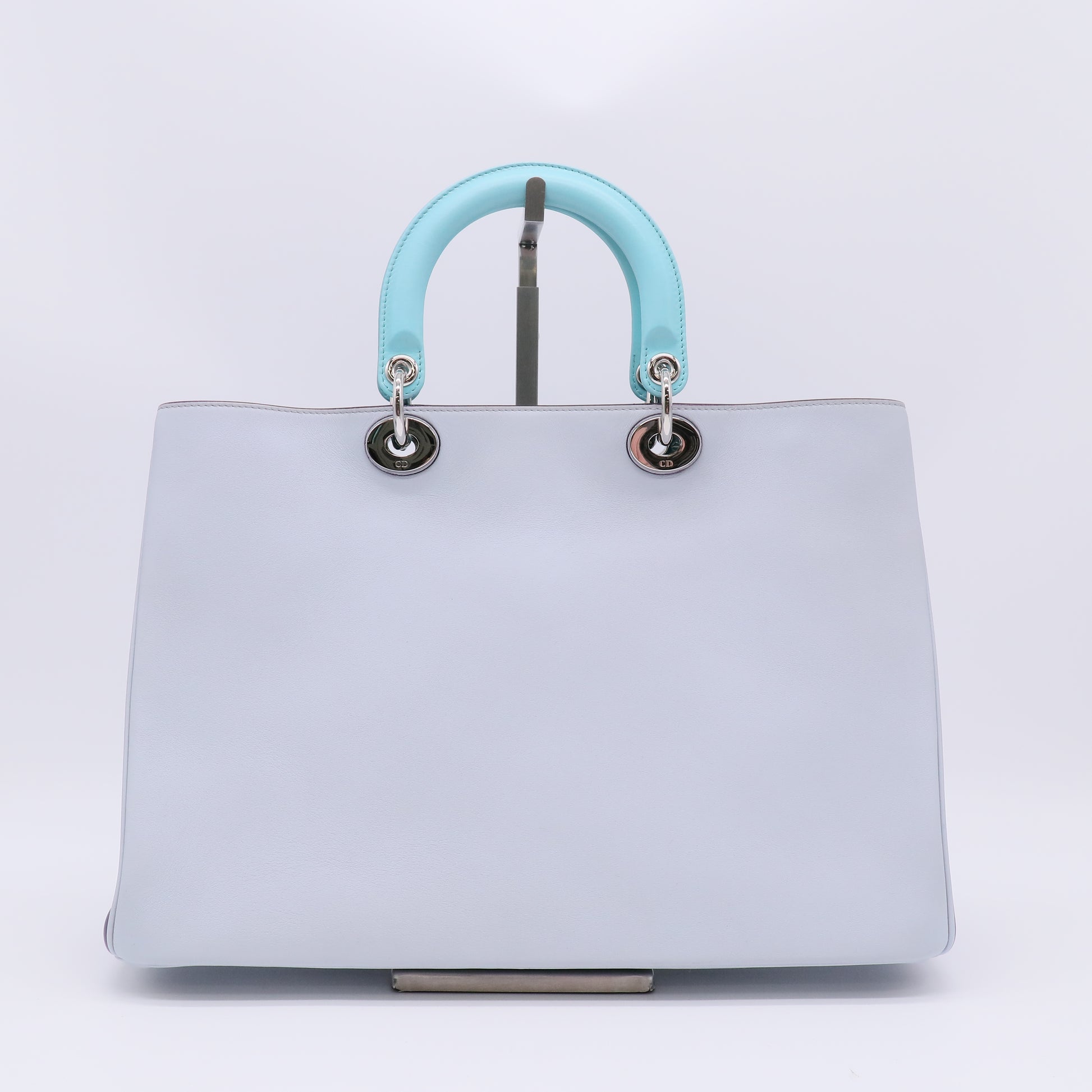 Large Dior Diorissimo Bag in Tri-Color Gray B22718