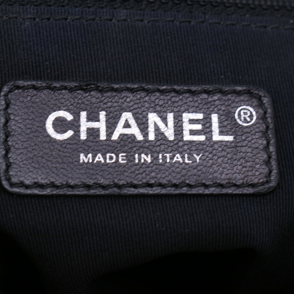 CHANEL Quilted Backpack in Silver Yellow Lambskin CC  B21940