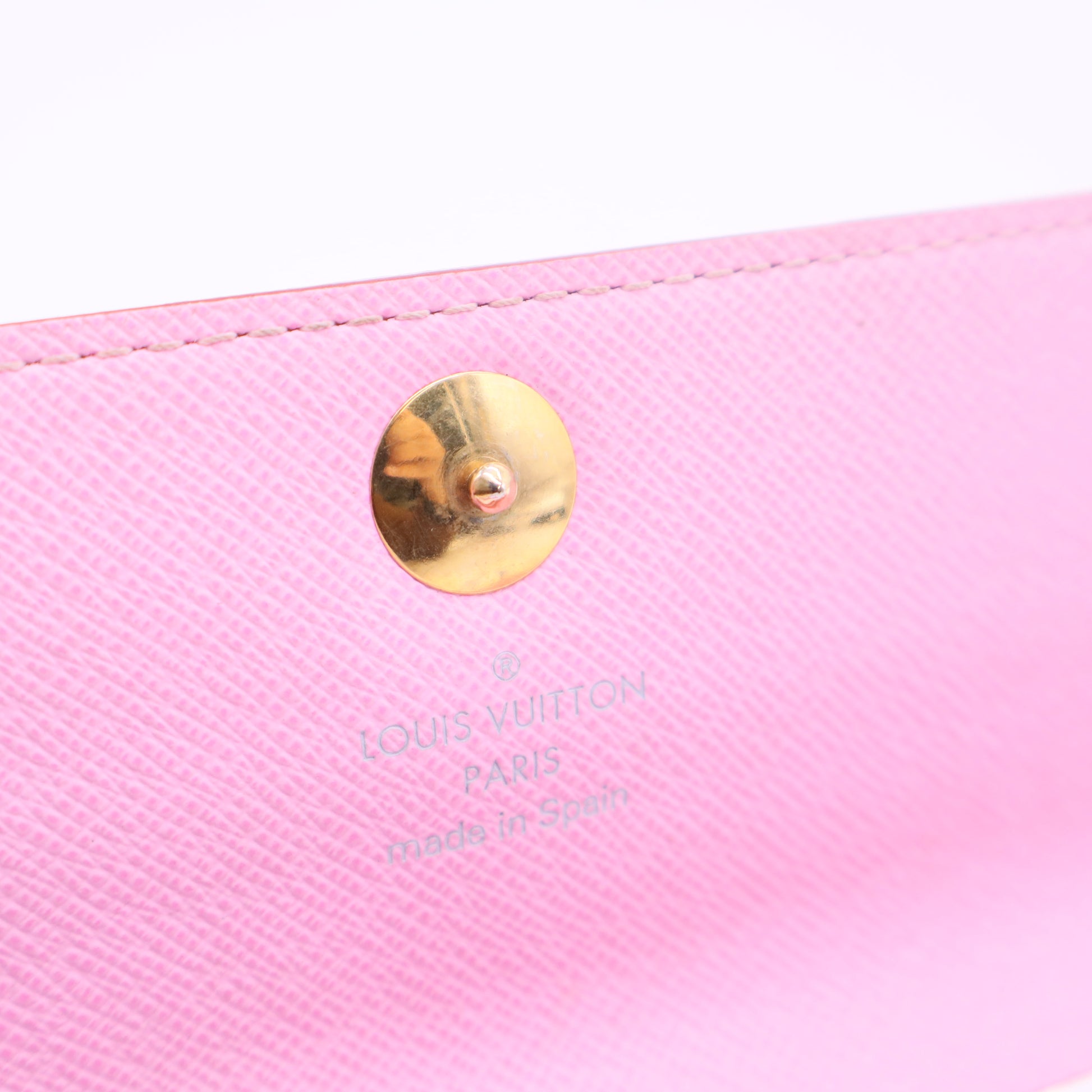 White Monogram Multicolore Canvas Sarah Wallet