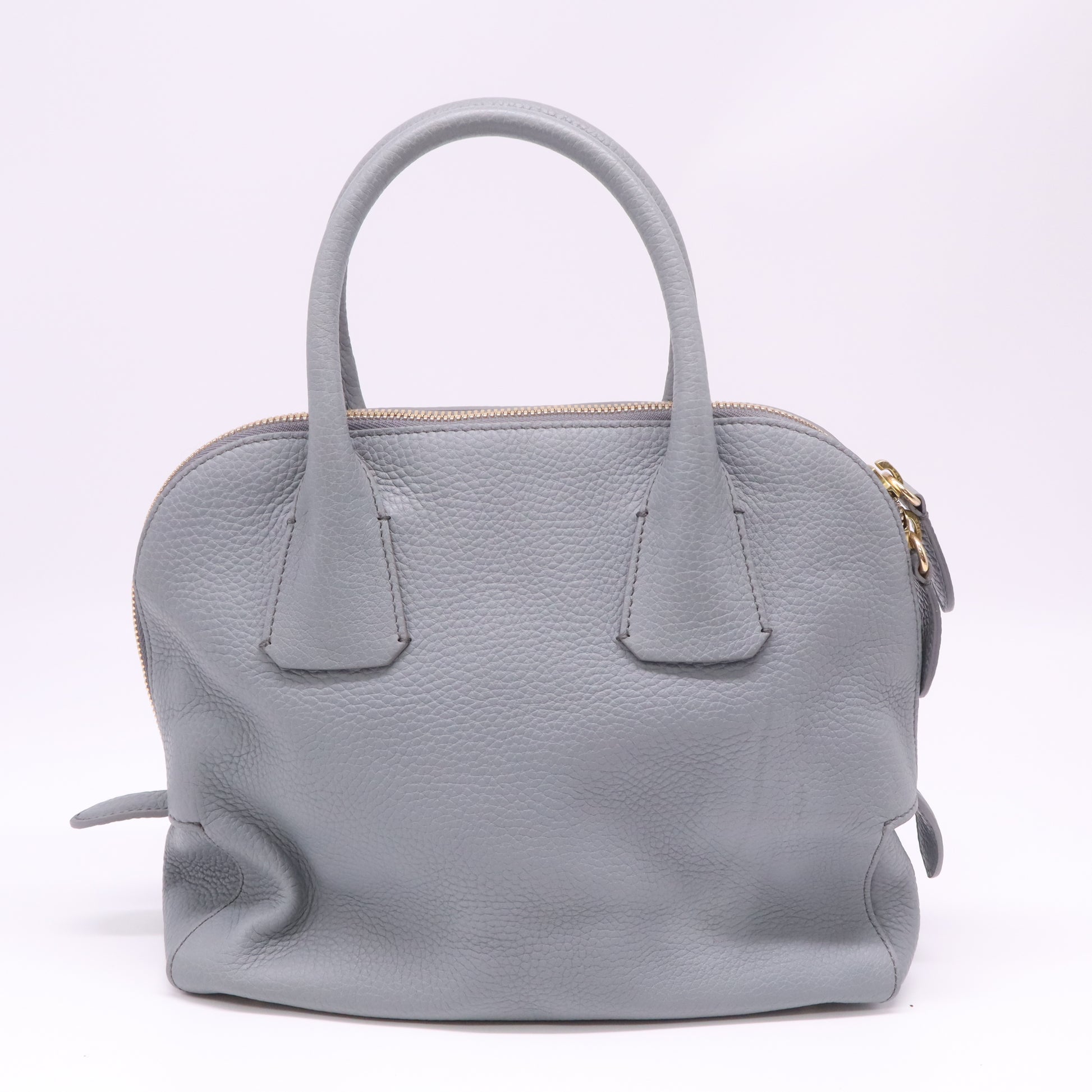 Burberry Small Greenwood Grainy Leather Bowling Bag B23104