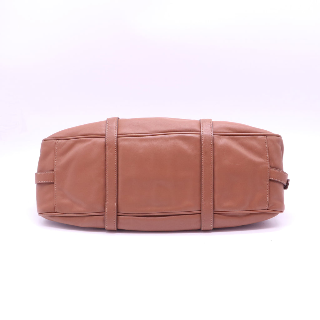 Prada Soft Calfskin Leather Bauletto Satchel Bag B21070