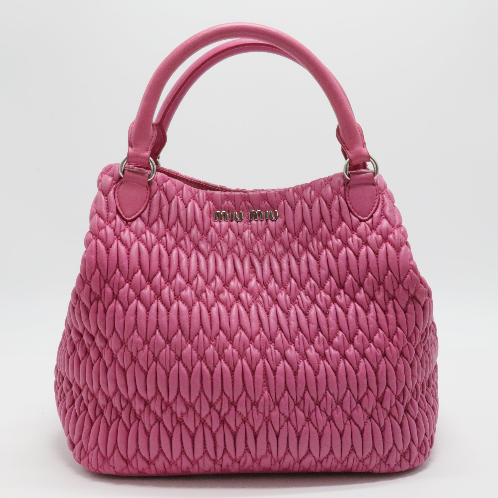 Matelassé Leather Tote Bag