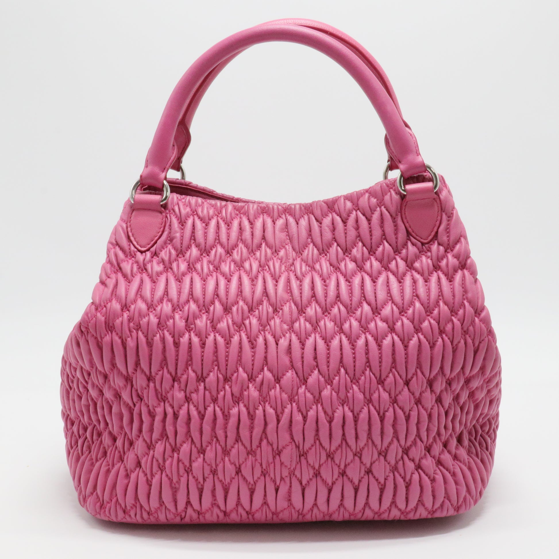 Matelassé Leather Tote Bag