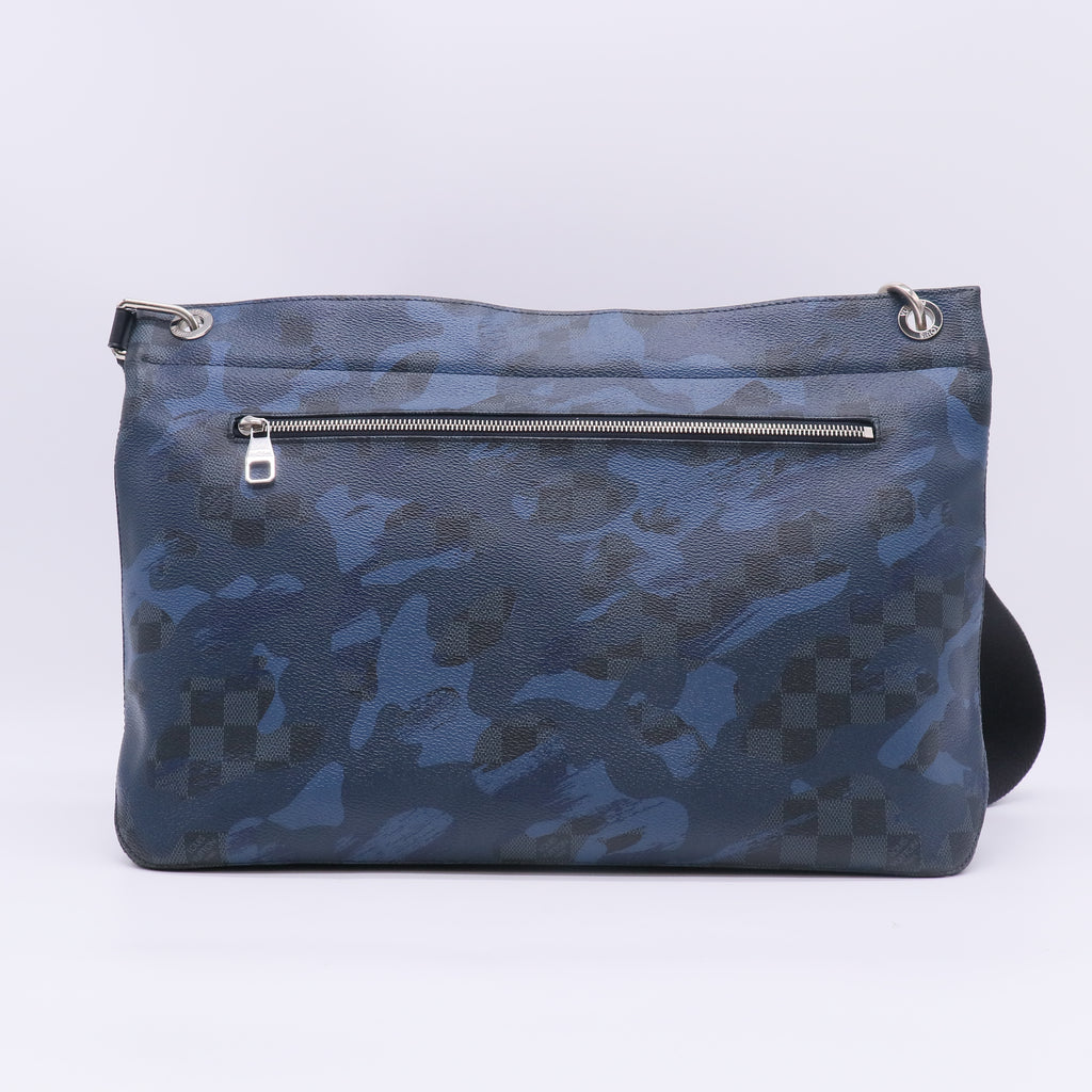 Hunter Handbag Limited Edition Camouflage Damier Cobalt B23842