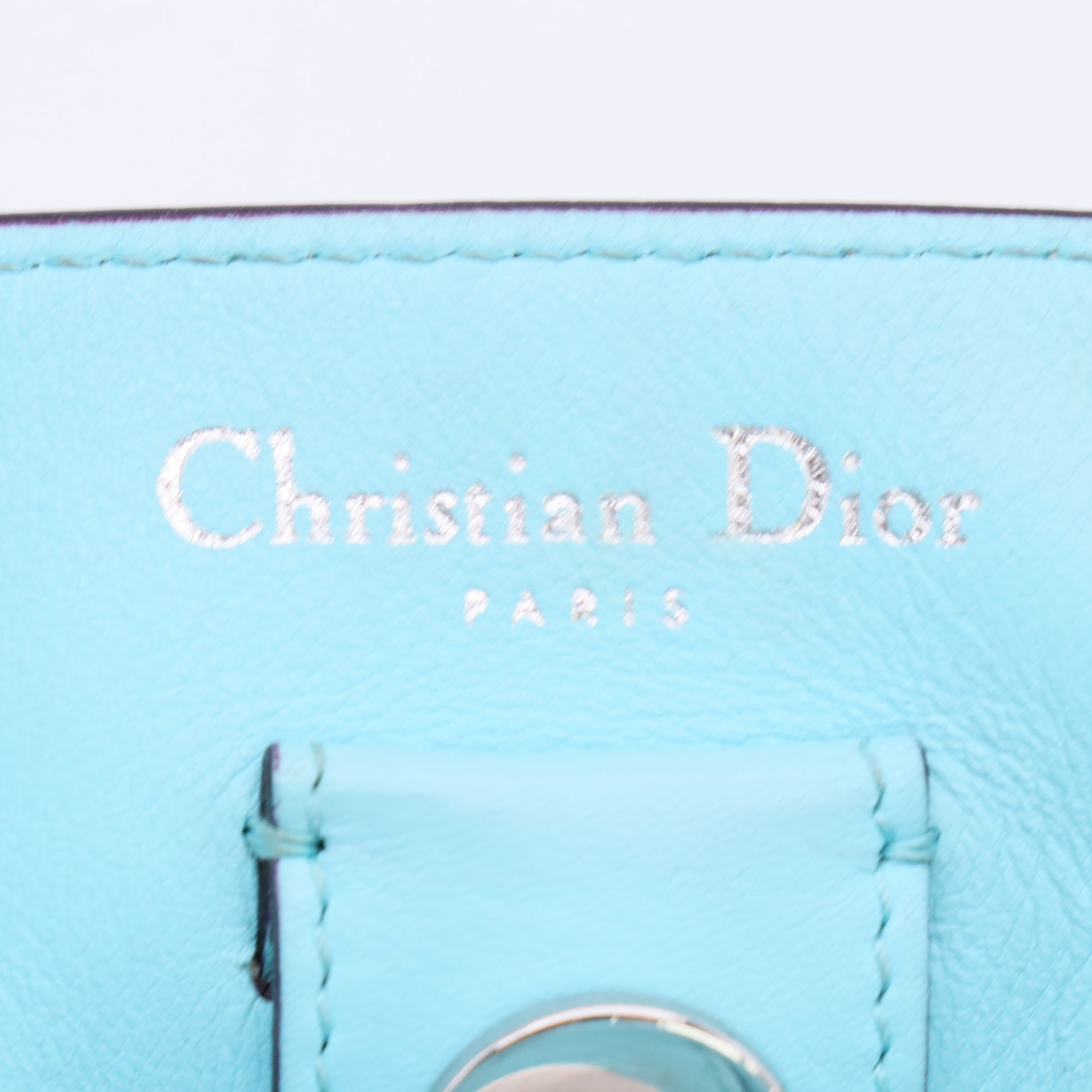 Large Dior Diorissimo Bag in Tri-Color Gray B22718