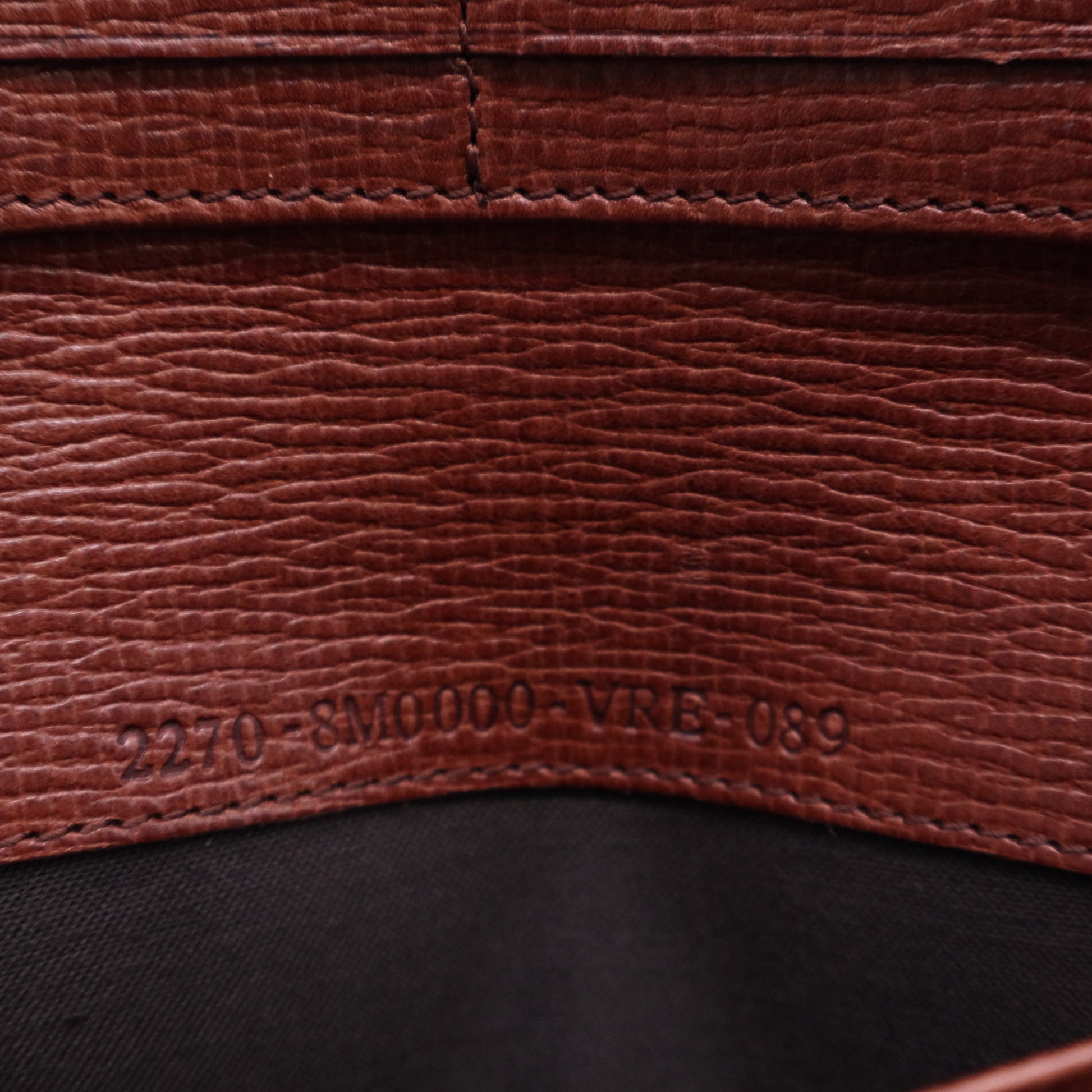 Tobacco Zucca Coated Canvas Flap Continental Wallet