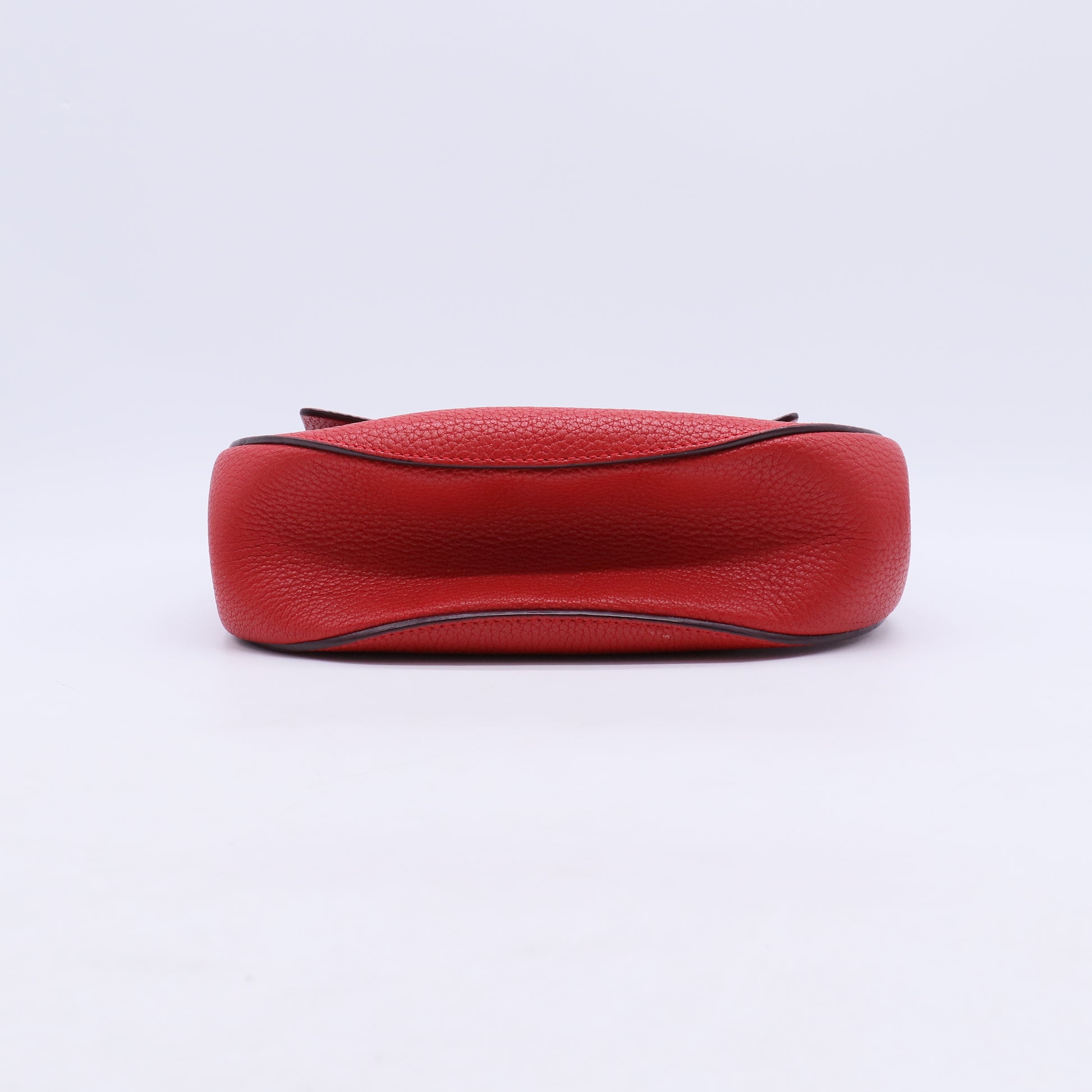 Chloe Red Grained Lambskin Drew Shoulder Bag B22007