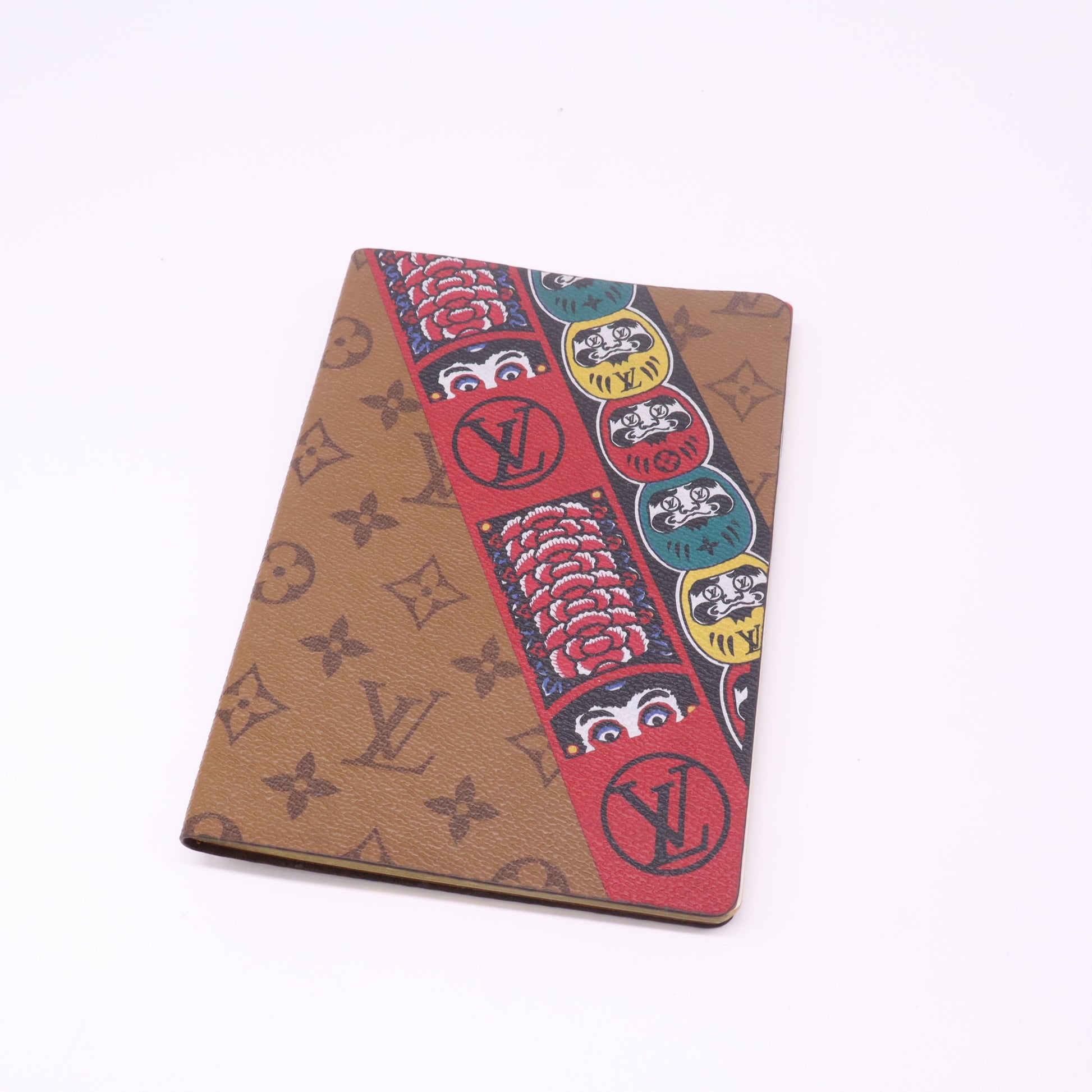 Louis Vuitton Monogram Canvas "Cahier Clémence" Kabuki Stickers Notebook W22464