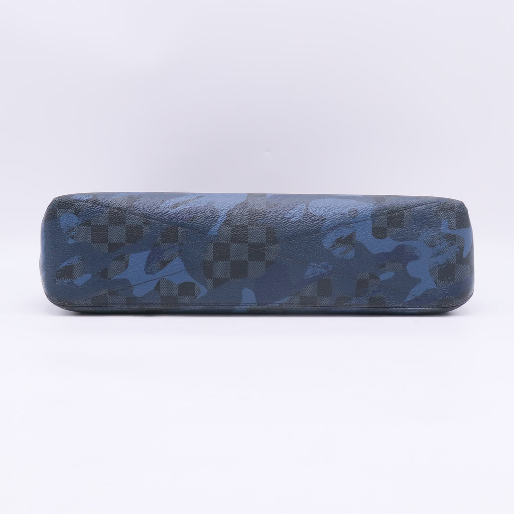 Hunter Handbag Limited Edition Camouflage Damier Cobalt B23842