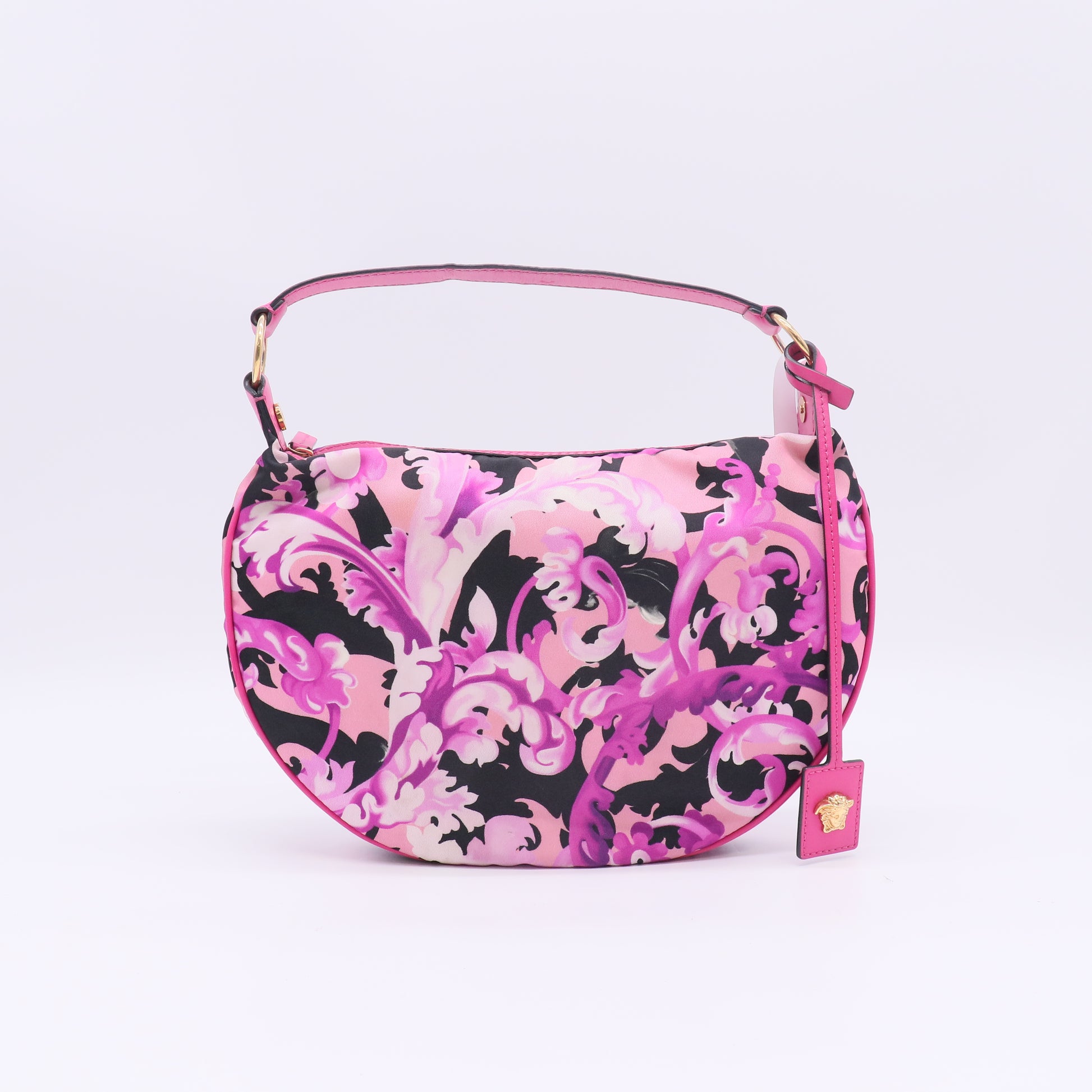 Versace Medusa Renaissance Nylon Hobo Bag B23623