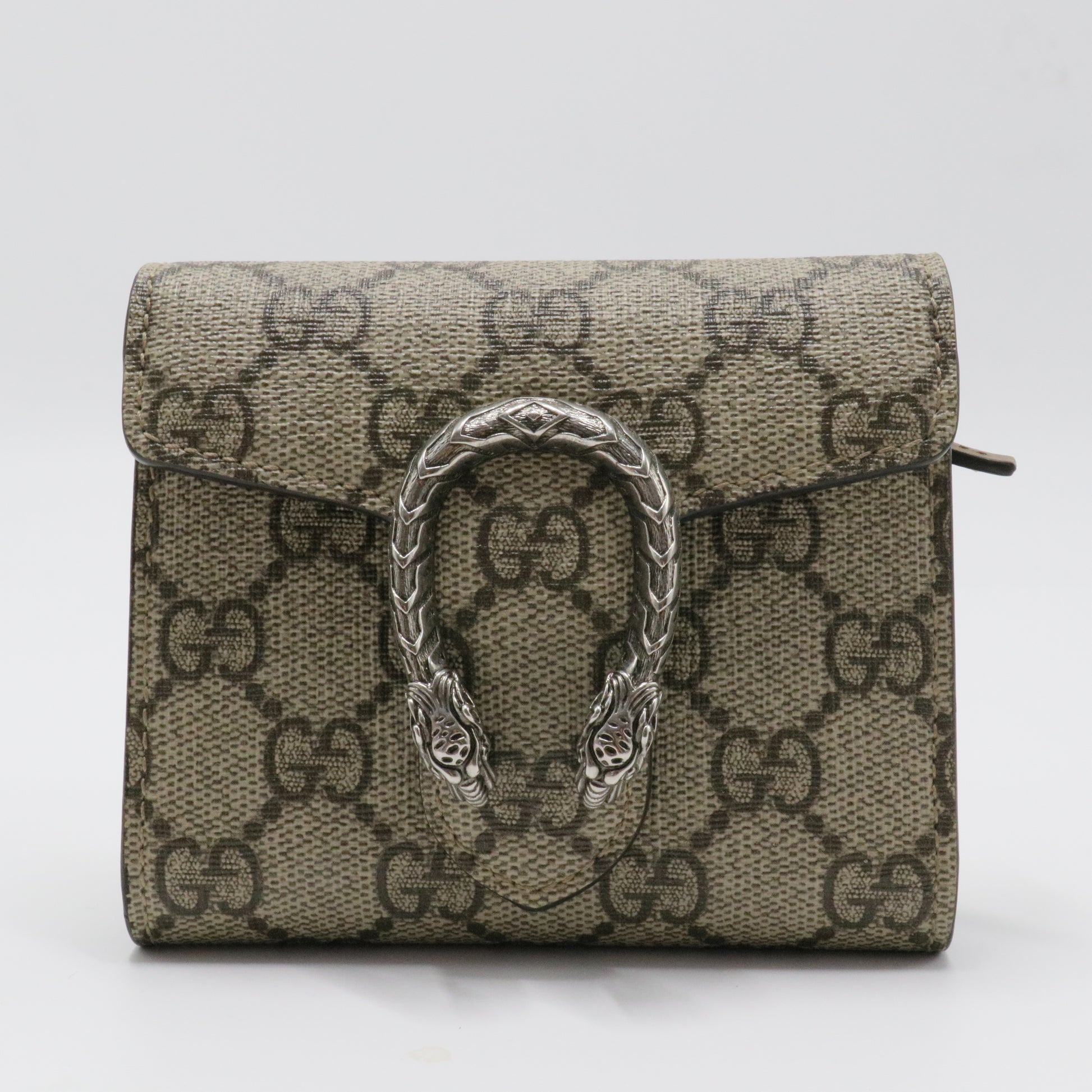 Dionysus Airpods Case with Chain GG Coated Canvas