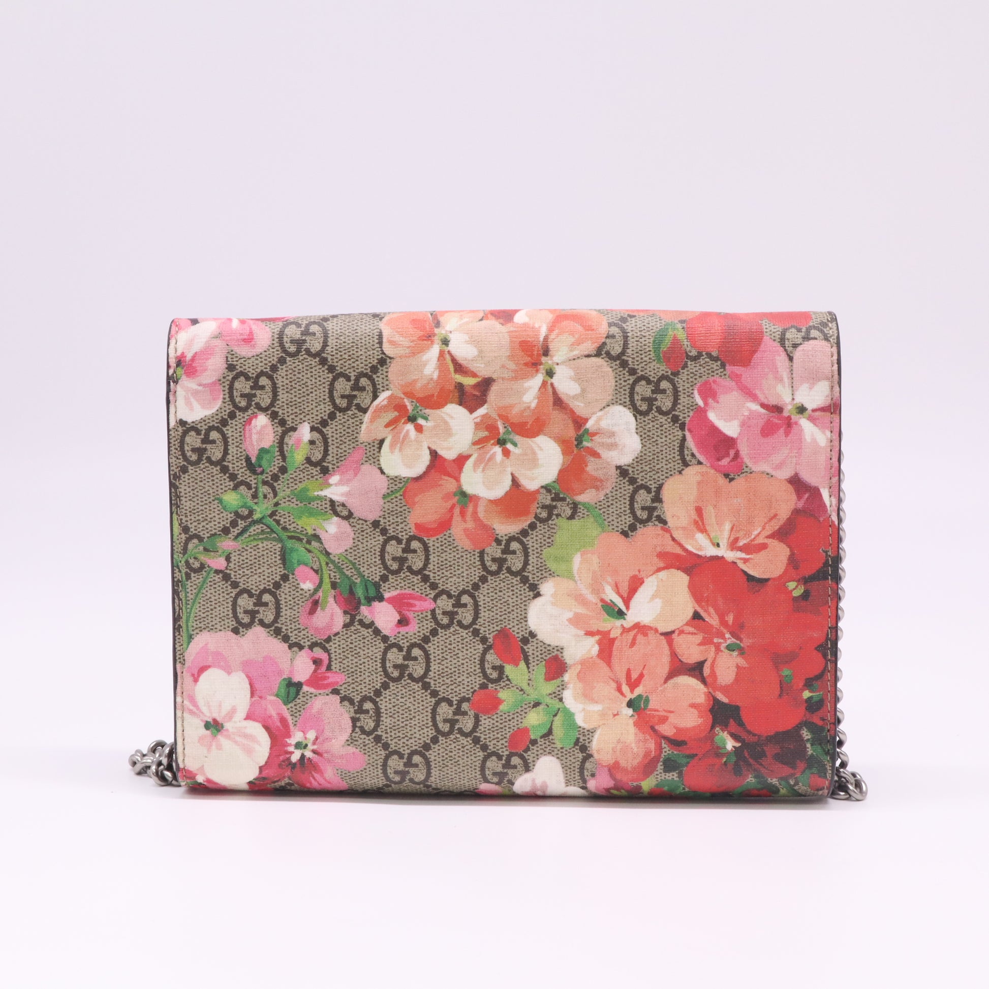 Gucci Dionysus GG Supreme Blooms Chain Wallet B23168
