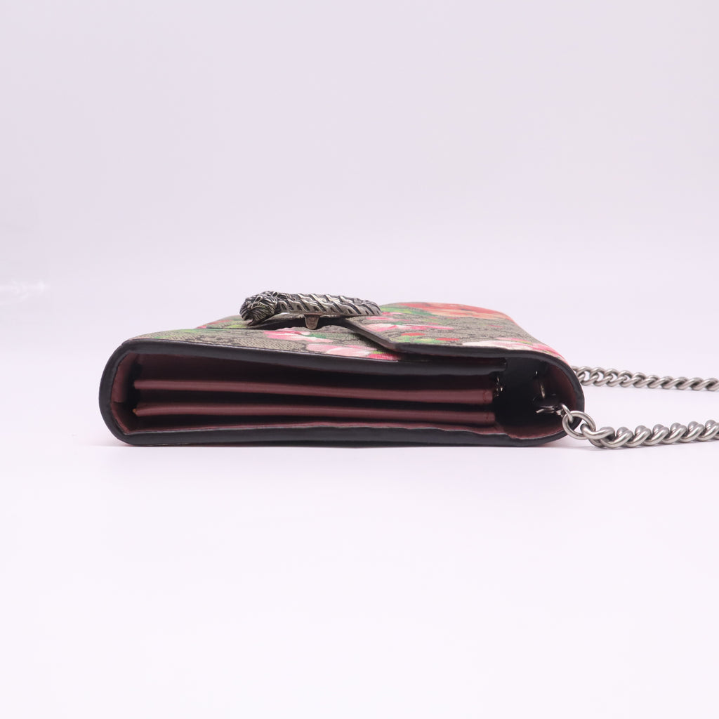 Gucci Dionysus GG Supreme Blooms Chain Wallet B23168