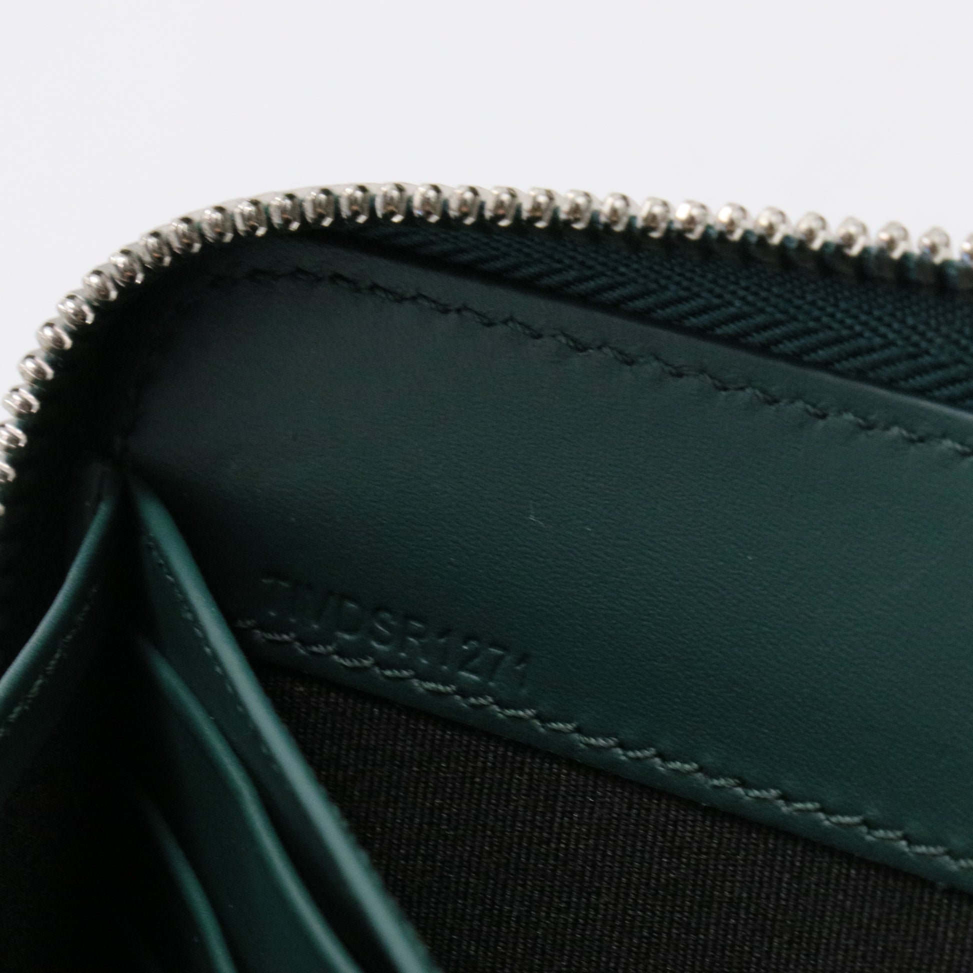 Zip Around Organizer Wallet Leather Vertical