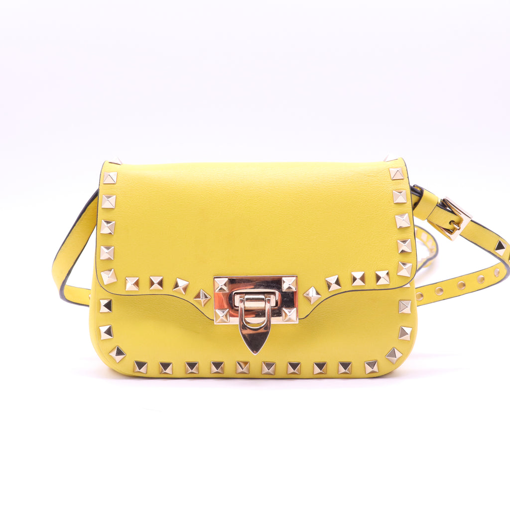 Valentino Garavani Rockstud Flip Lock Crossbody Bag B21858