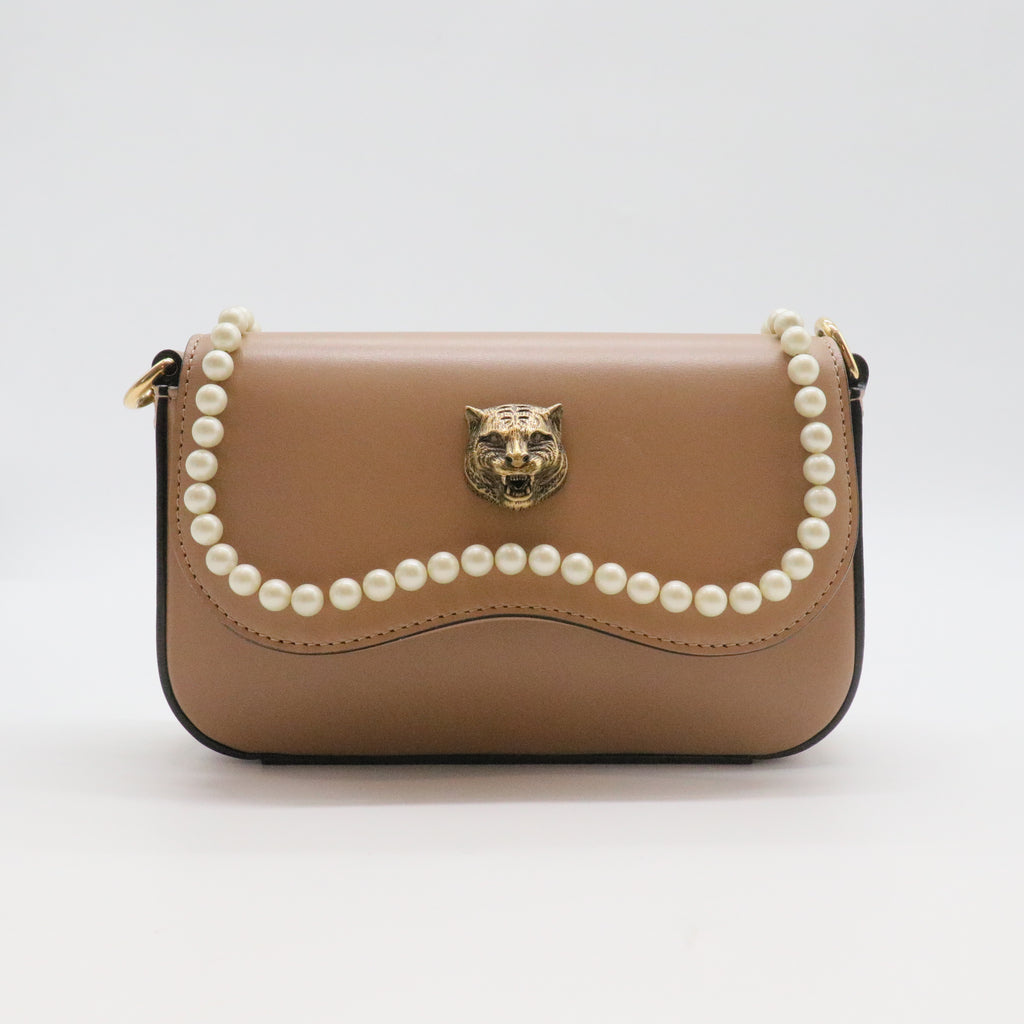Broadway Mini Embellished Leather Shoulder Bag