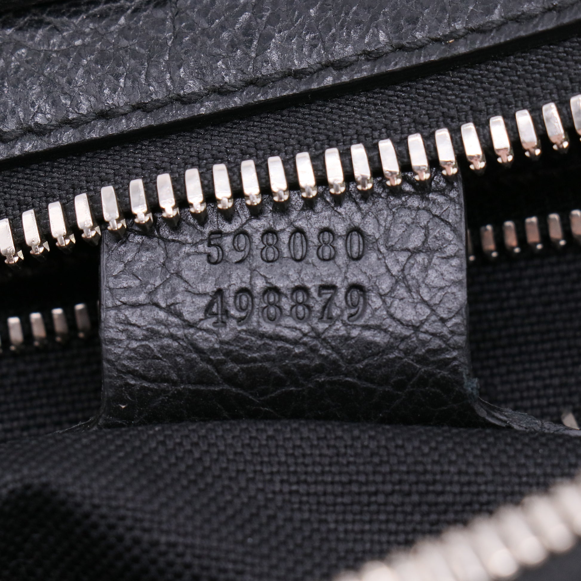 Gucci Morpheus Interlocking G Belt Bag in Black Leather B22864