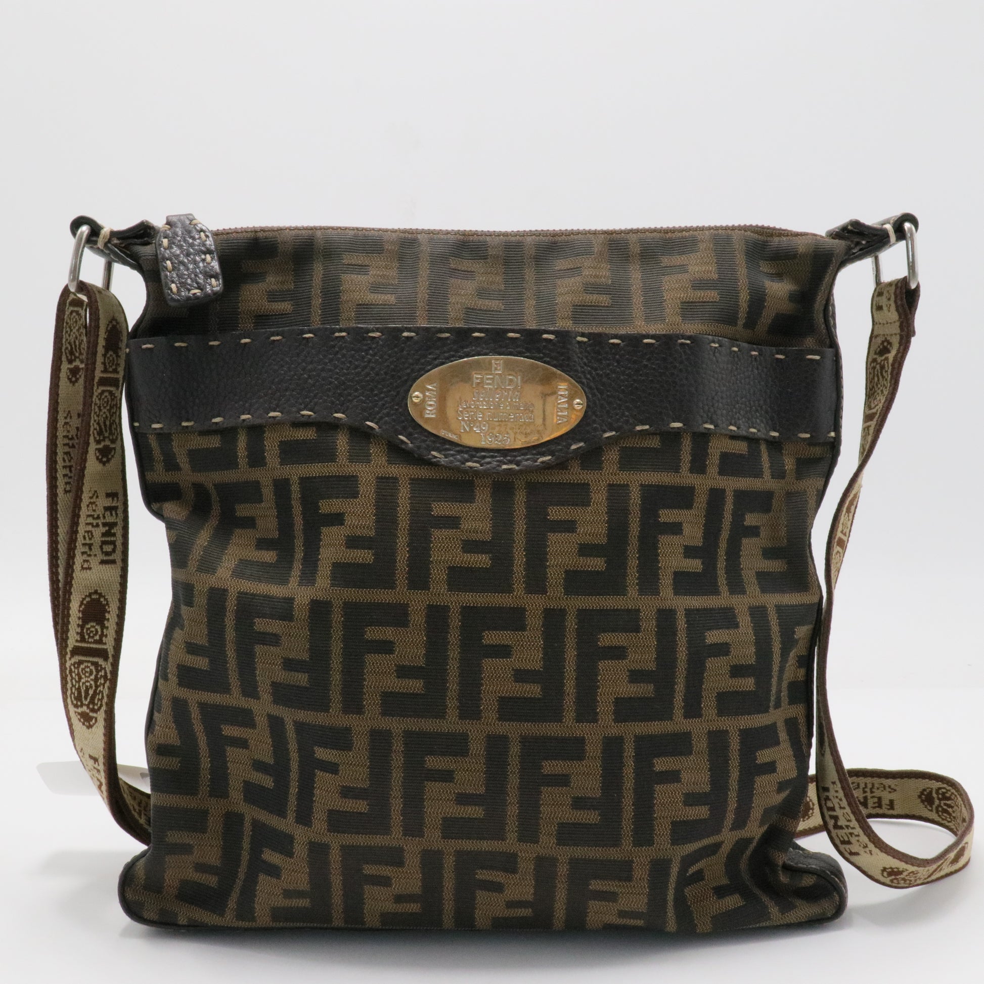 Selleria Messenger Bag Zucca Canvas Medium