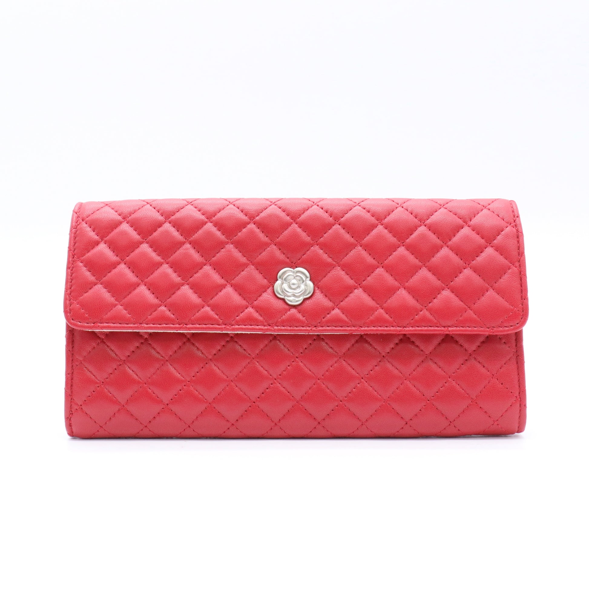 Quilted Camellia Jewelry Roll Case twins
