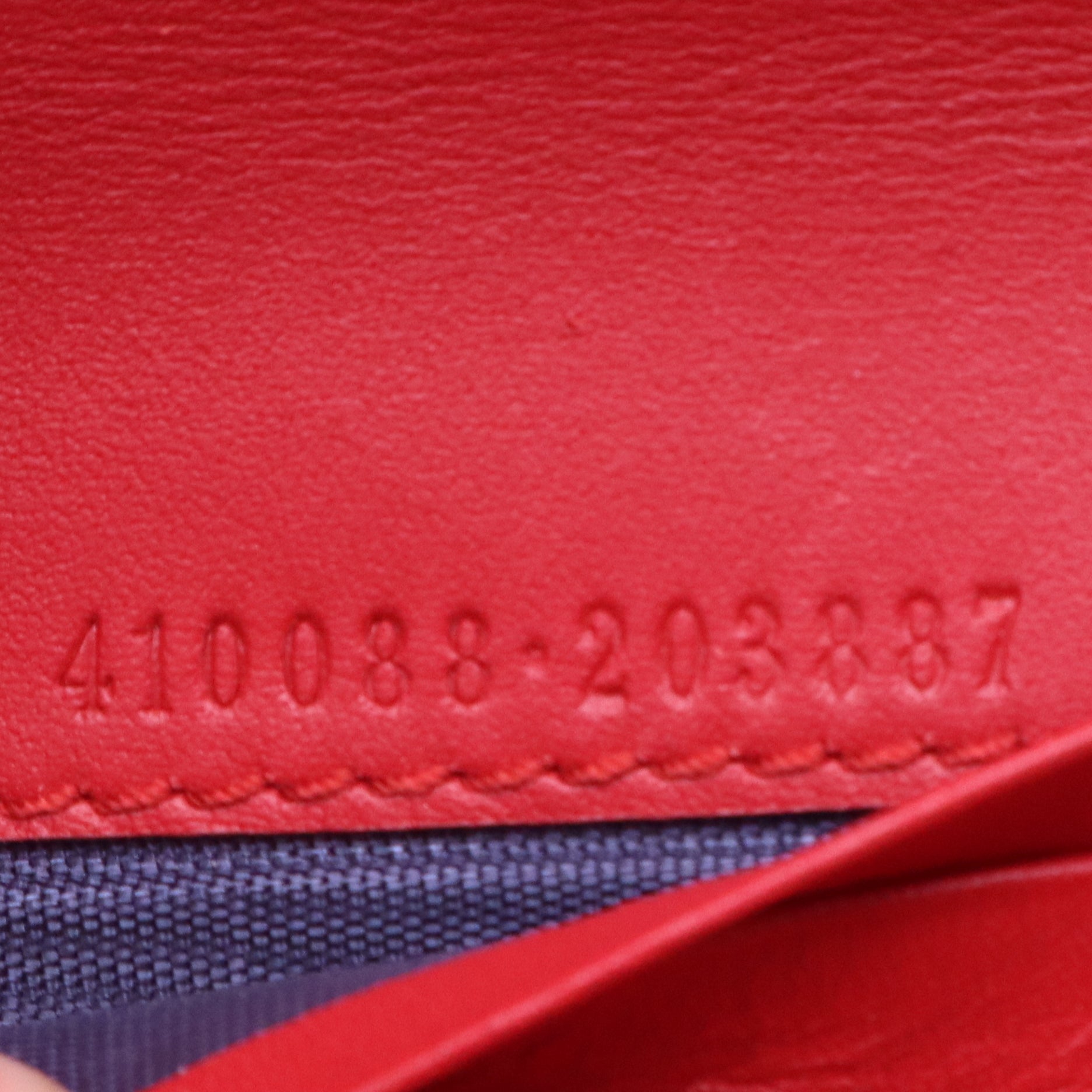 Gucci Blooms GG Supreme Canvas Card Case Wallet Blue W21315